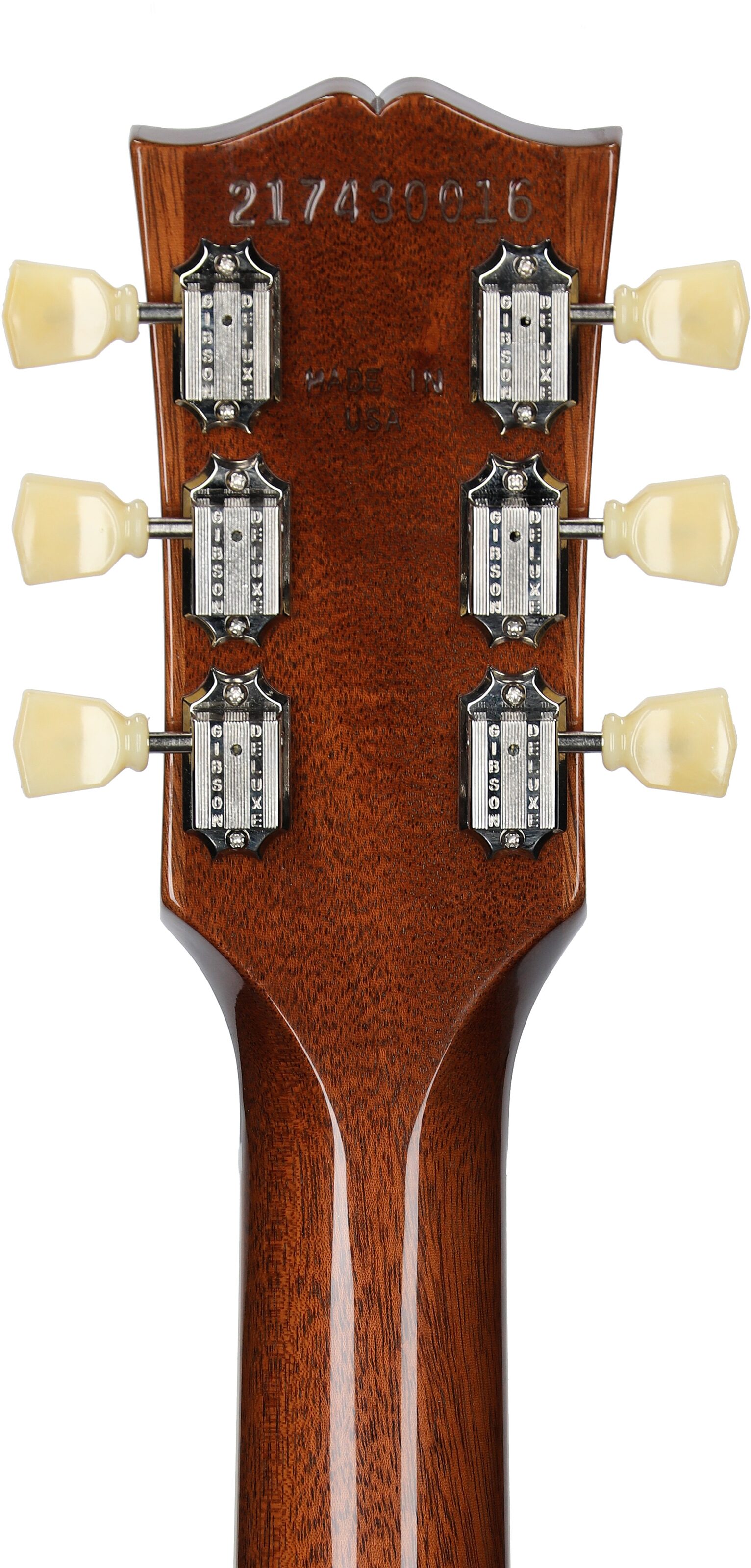 Gibson Les Paul Standard '50s Custom Color Electric Guitar, Plain Top (with Case), Pelham Blue, Headstock Straight Back