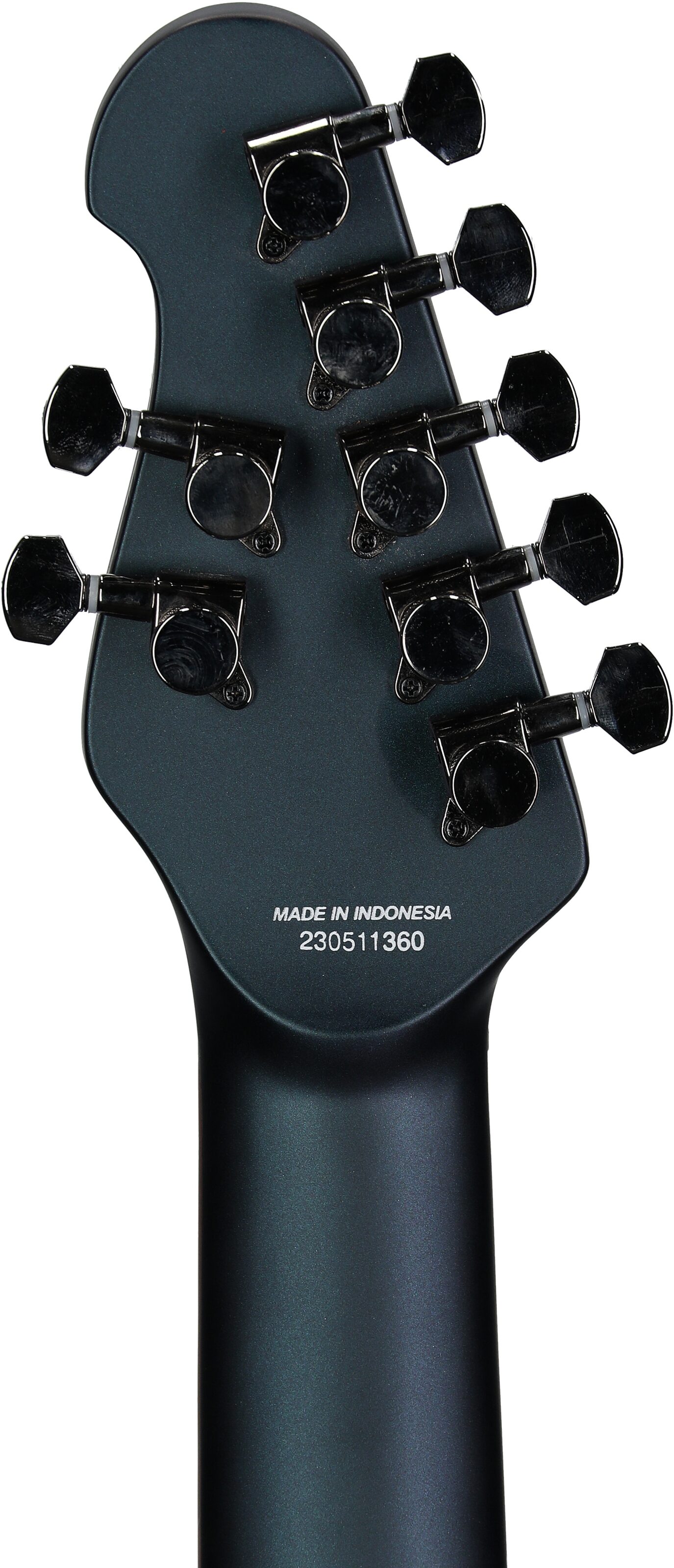 Sterling by Music Man John Petrucci MAJ170 Electric Guitar, Arctic Dream, Headstock Straight Back