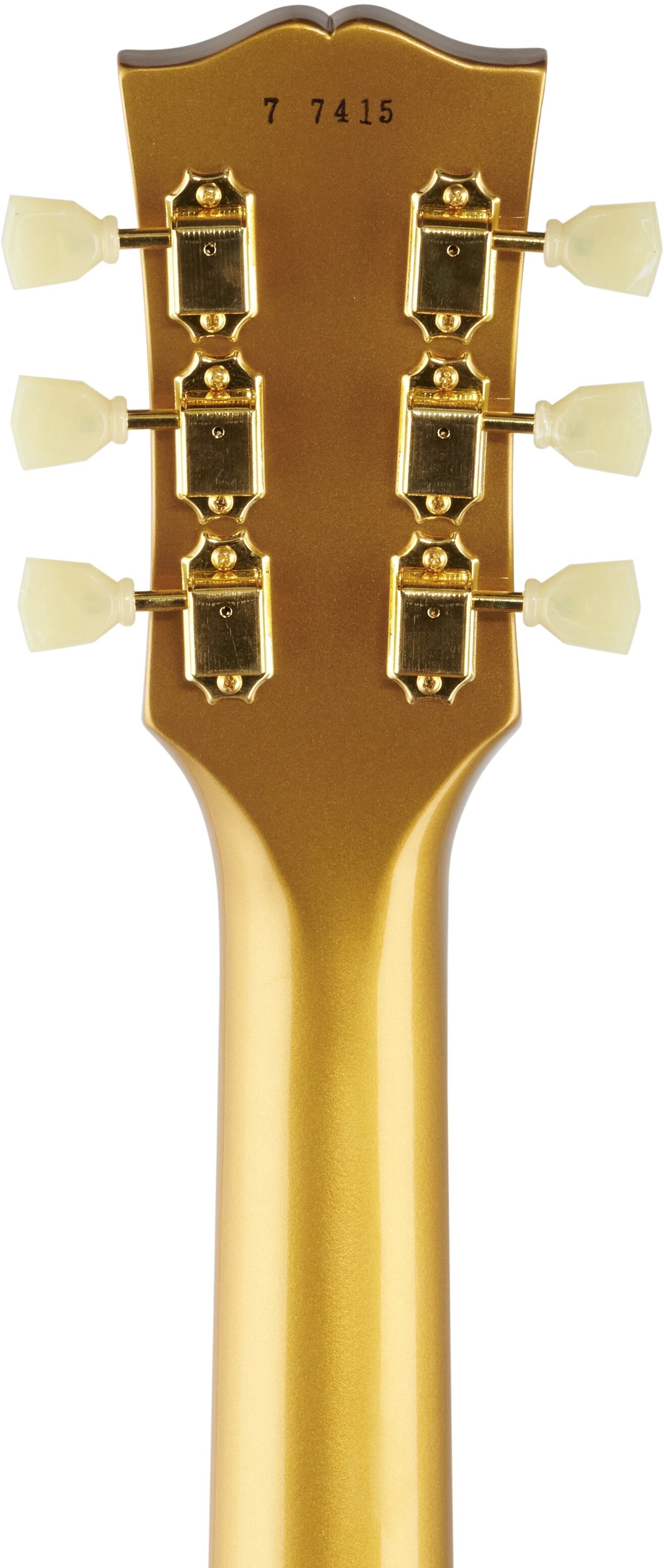 Gibson Custom Shop Limited Edition 60th Anniversary '57 Les Paul Electric Guitar (with Case), Headstock Straight Back