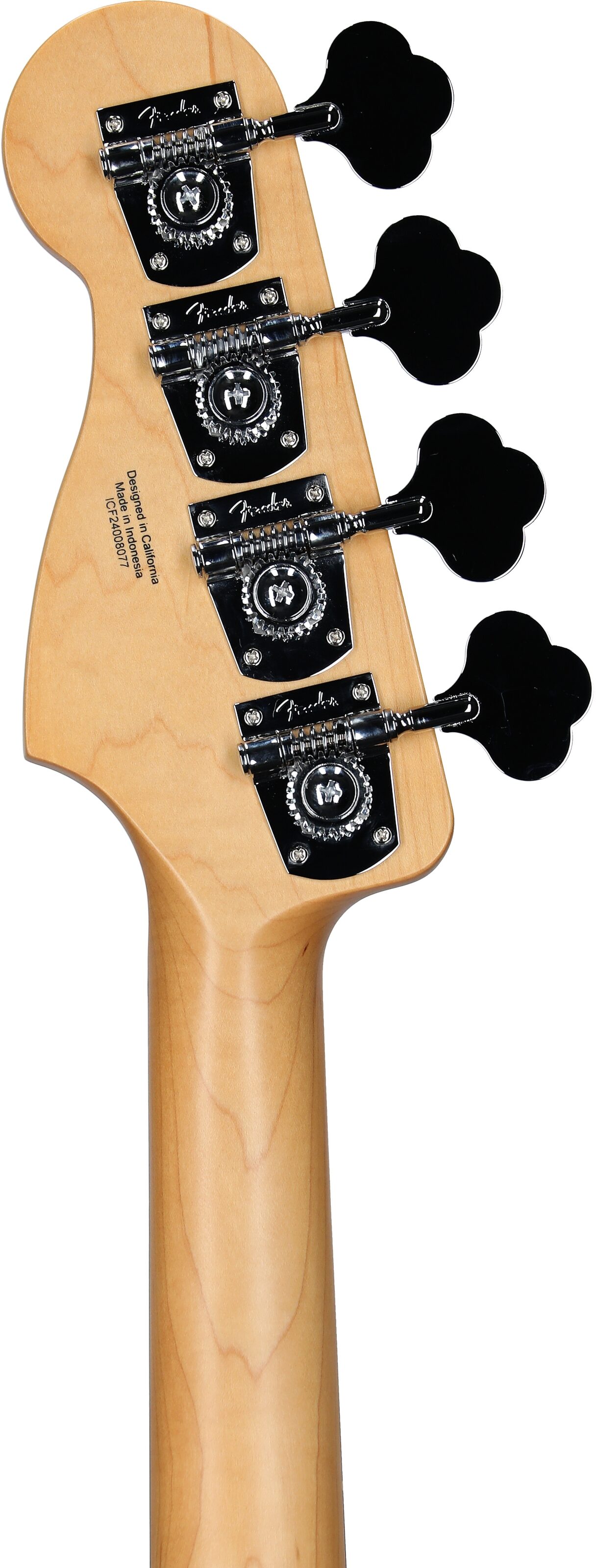 Fender Standard Precision Bass Guitar, Laurel Fingerboard, 3-Color Sunburst, Headstock Straight Back