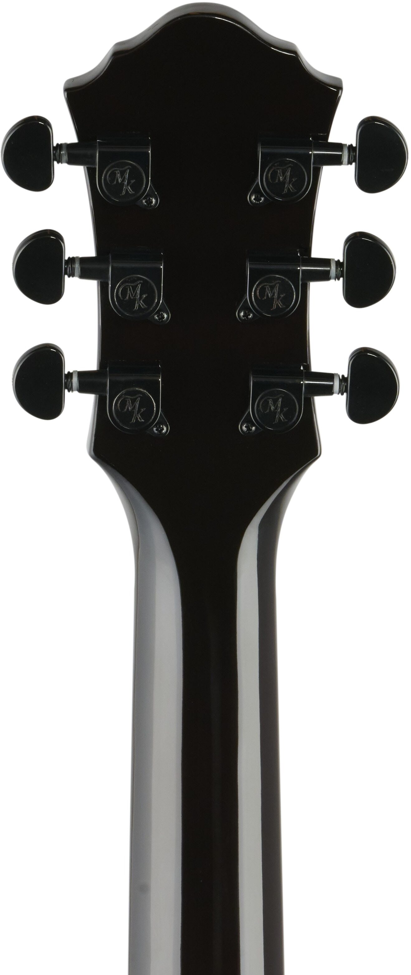 Michael Kelly Forte Port X Acoustic-Electric Guitar, Partial Eclipse, Headstock Straight Back