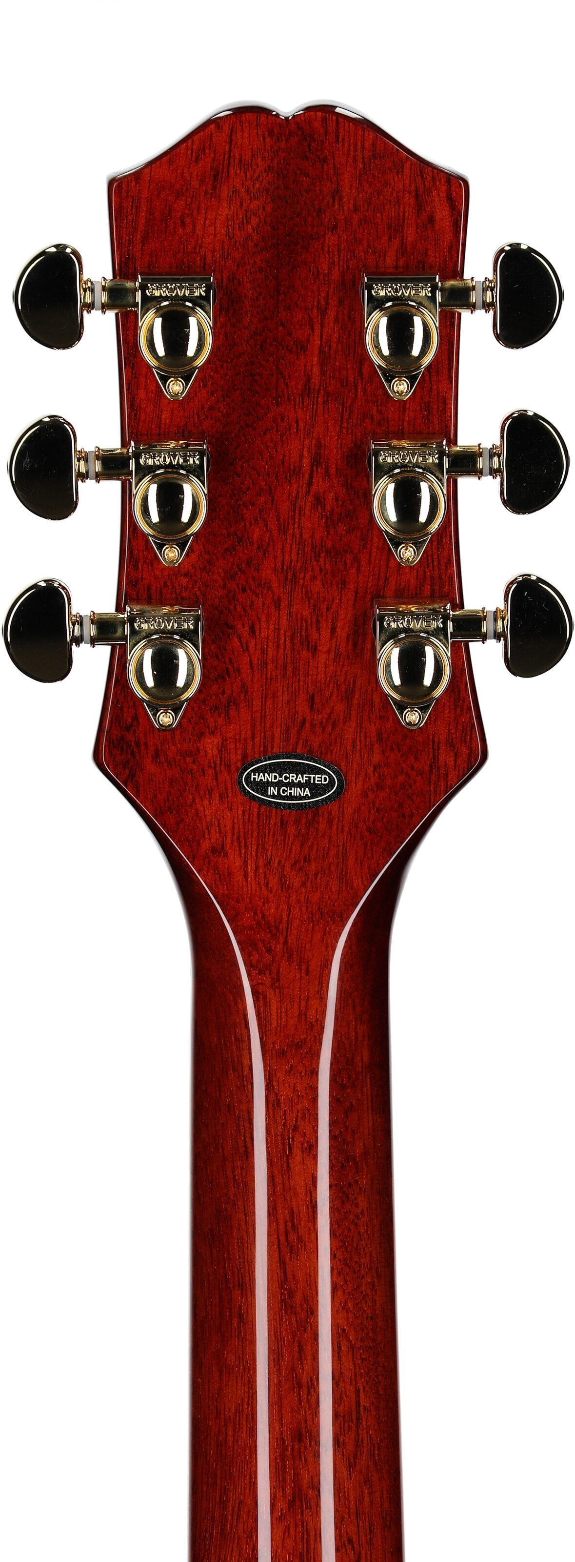 Epiphone Exclusive Les Paul Custom AAA Quilt Top Electric Guitar (with Gig Bag), Ice Tea, Headstock Straight Back
