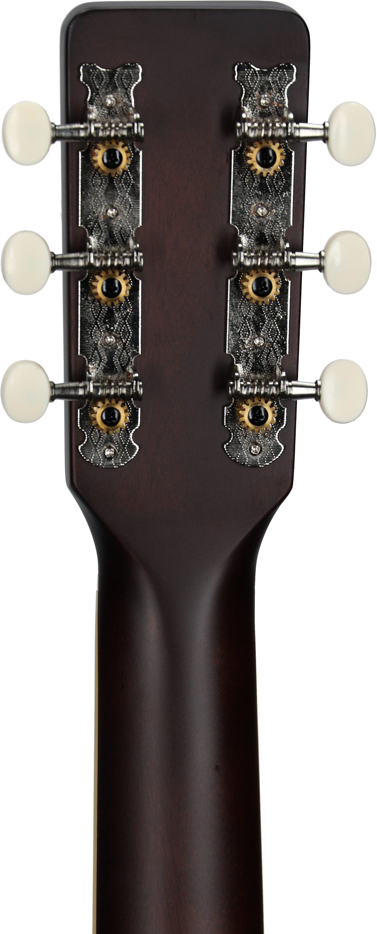 Gretsch Jim Dandy Concert Acoustic Guitar, Rex Burst, Headstock Straight Back