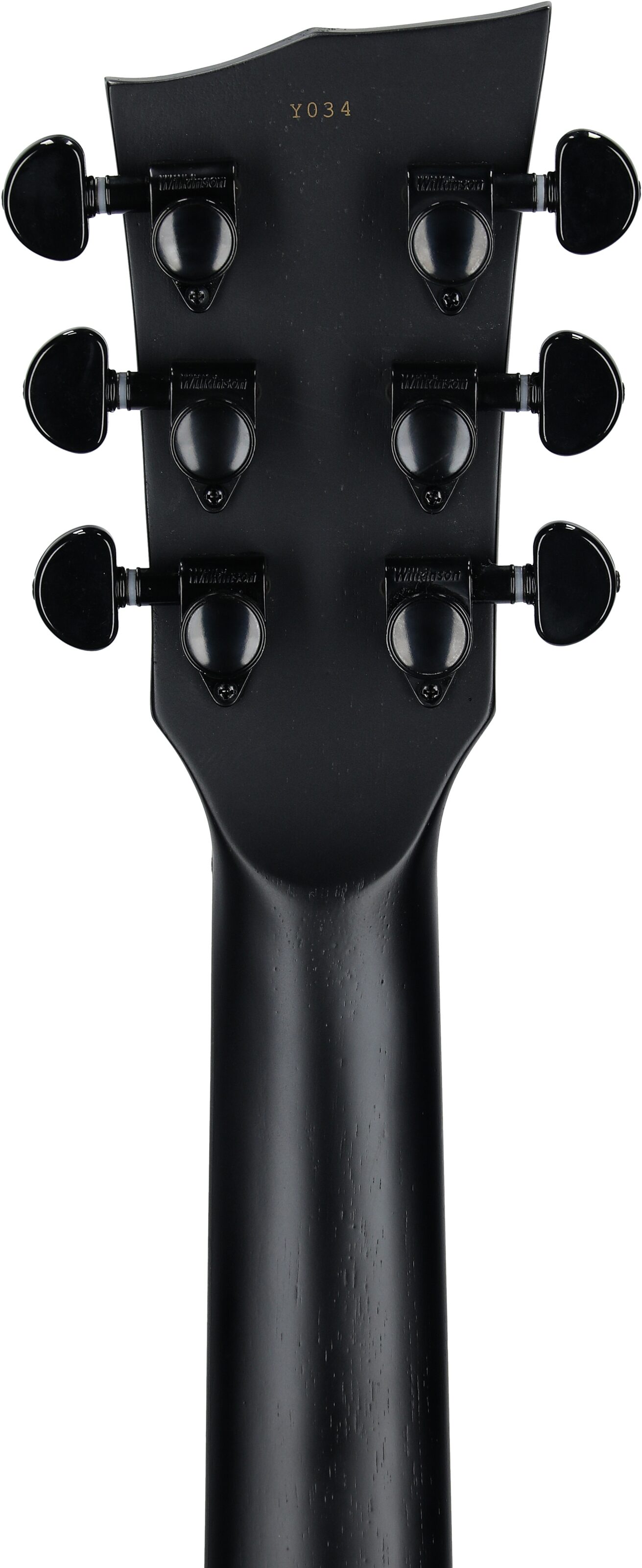 Dunable DE Yeti Electric Guitar (with Gig Bag), Matte Black, Headstock Straight Back