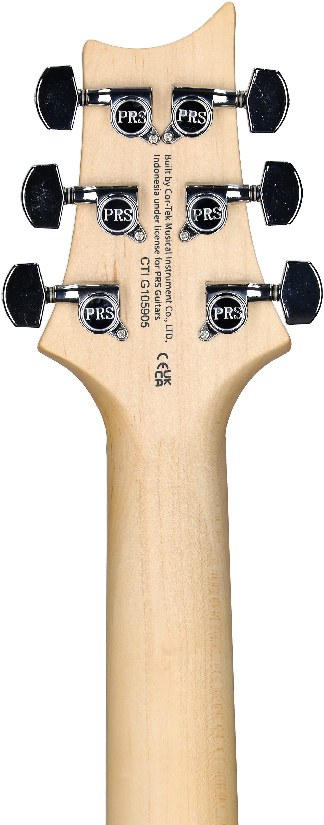 PRS Paul Reed Smith SE Swamp Ash Special Electric Guitar (with Gig Bag), Iris Blue, Headstock Straight Back