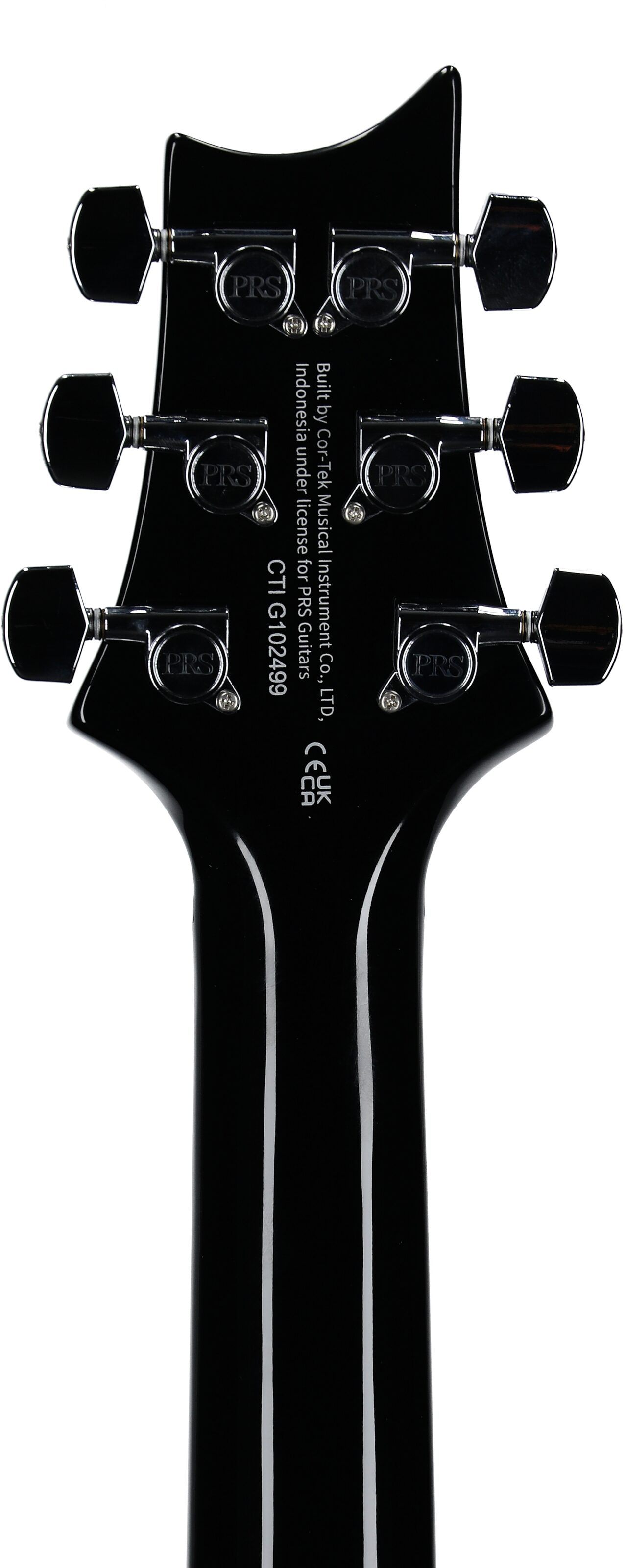 PRS Paul Reed Smith SE Custom 24 Electric Guitar (with Gig Bag), Exclusive Blue Matteo, Headstock Straight Back
