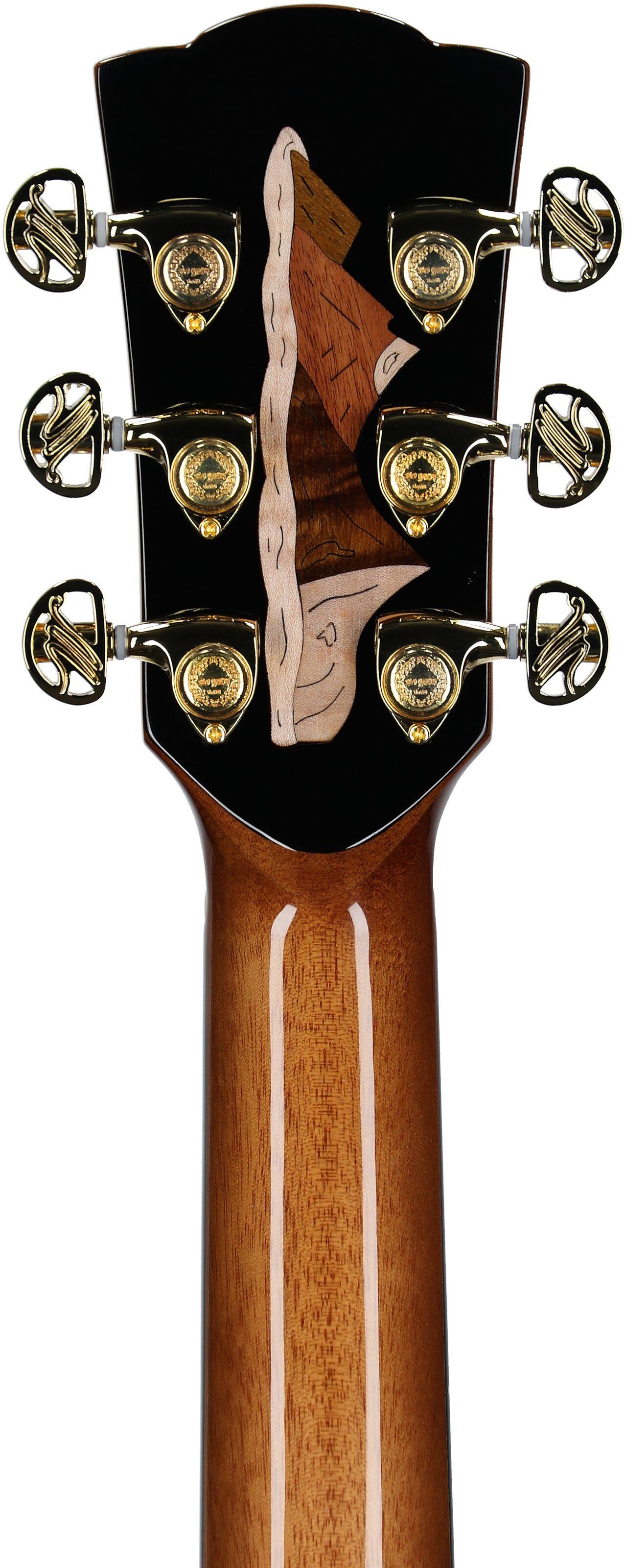 Merida Winter Grand Concert Acoustic-Electric Guitar (with Gig Bag), New, Headstock Straight Back