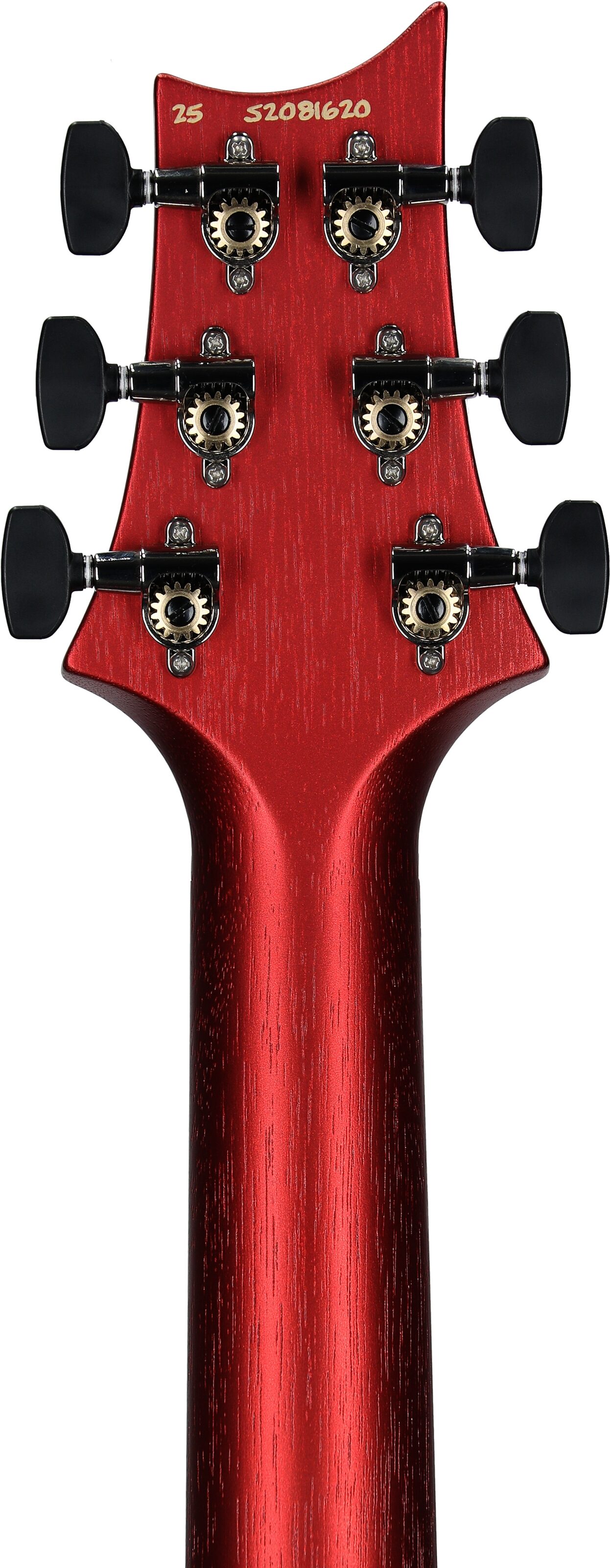 PRS Paul Reed Smith S2 Standard 22 Satin Electric Guitar, Red Apple Metallic, Headstock Straight Back