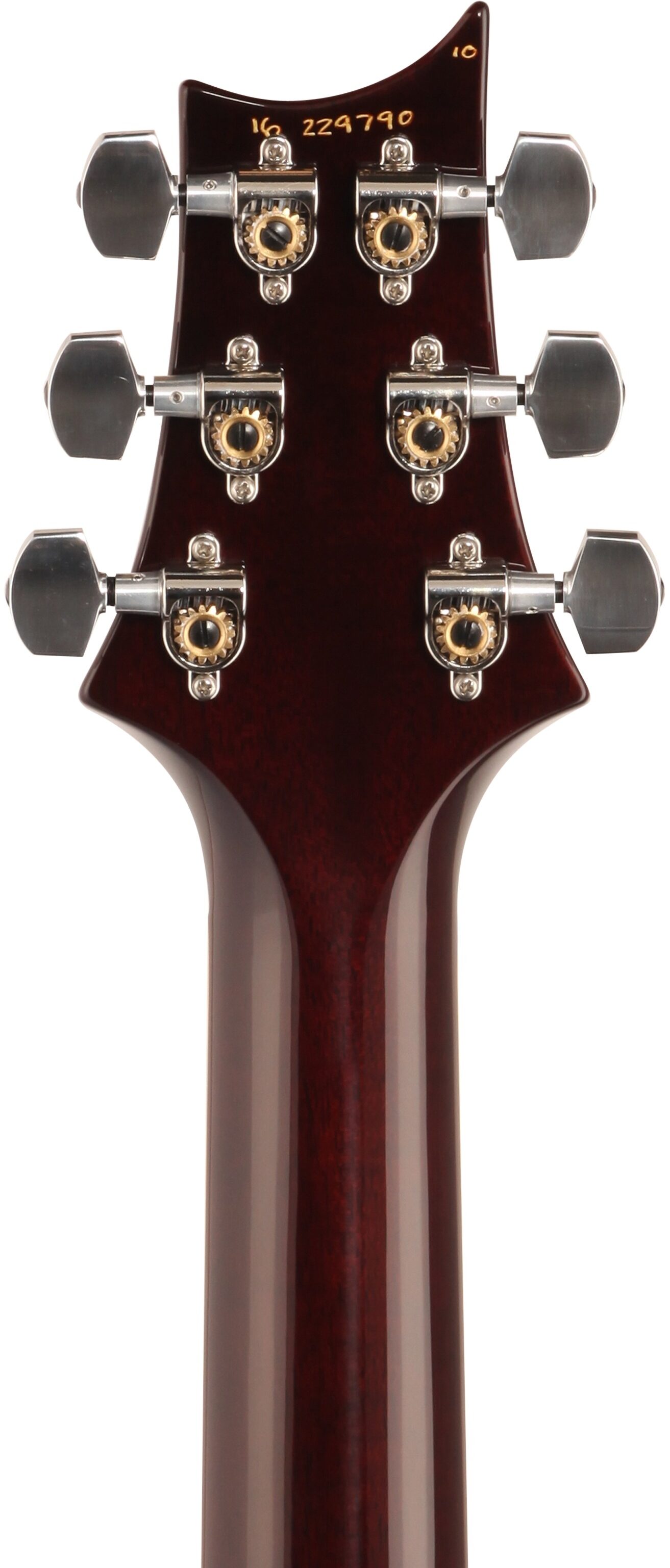 PRS Paul Reed Smith McCarty 594 10-Top Electric Guitar (with Case), Black Gold Burst, Headstock Straight Back