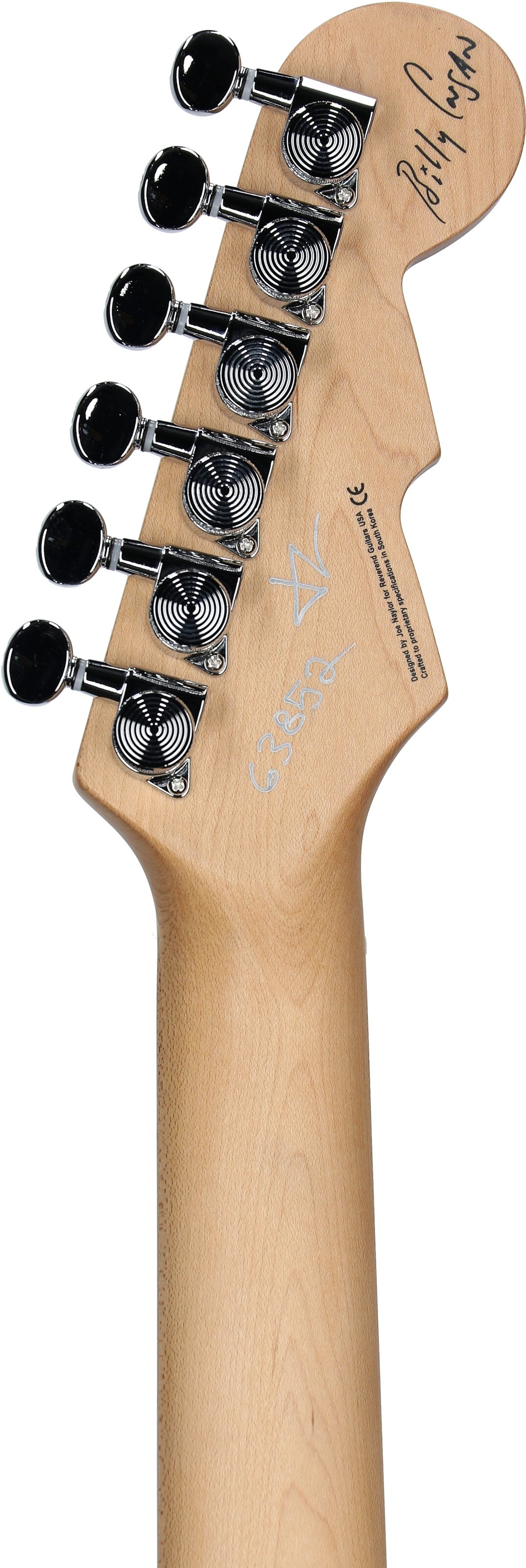 Reverend Billy Corgan Z-One Electric Guitar, Left-Handed, SF, Headstock Straight Back