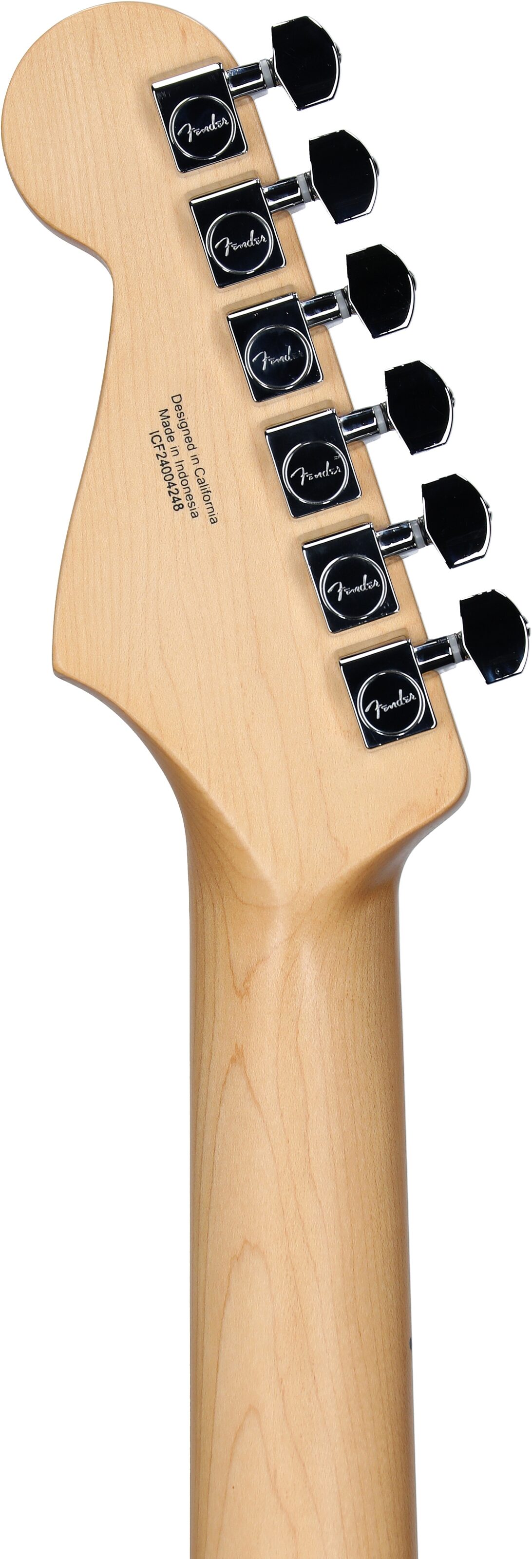 Fender Standard Stratocaster HSS Electric Guitar, with Maple Fingerboard, Aqua Marine Metallic, Headstock Straight Back