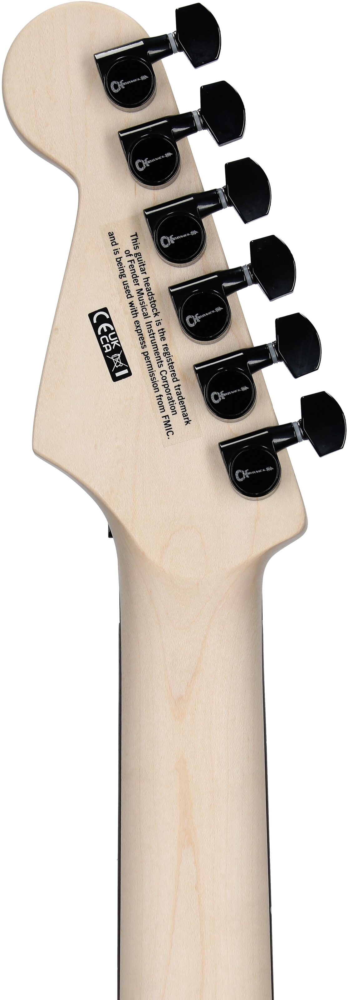 Charvel Pro-Mod Relic San Dimas ST1 HH Electric Guitar (with Gig Bag), Satin Ferrari Red, Headstock Straight Back