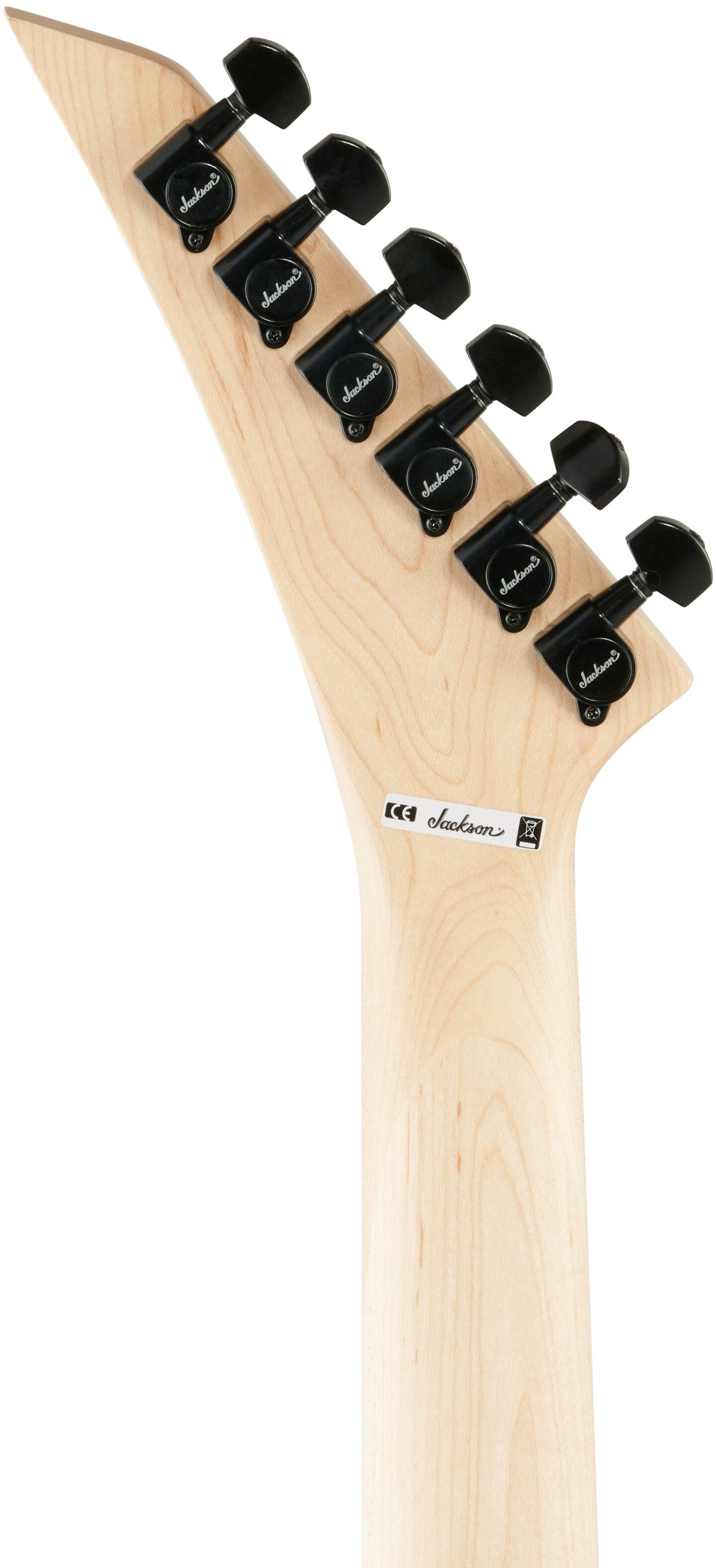 Jackson JS Dinky JS32Q DKAHT Electric Guitar, Transparent Purple Burst, Headstock Straight Back