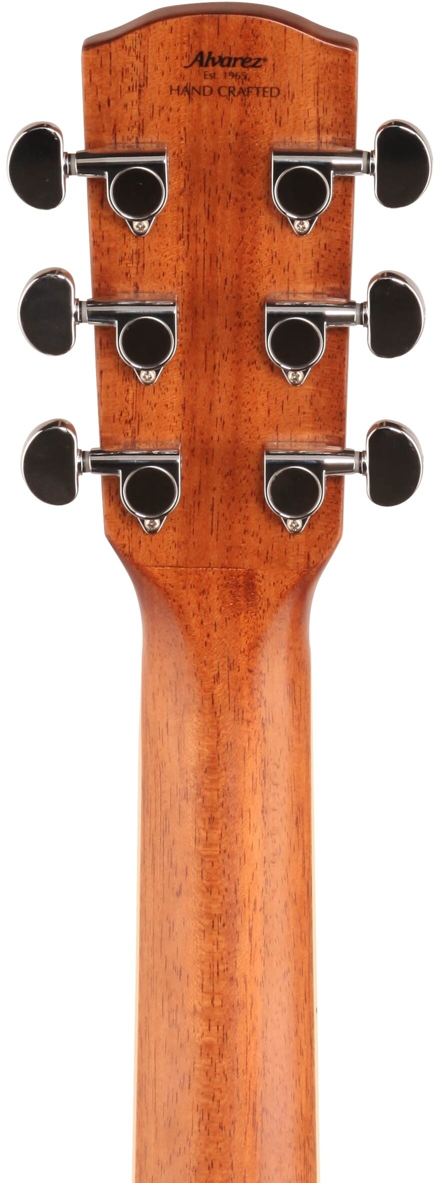 Alvarez ABT60E Baritone Acoustic-Electric Guitar, Natural, Headstock Straight Back