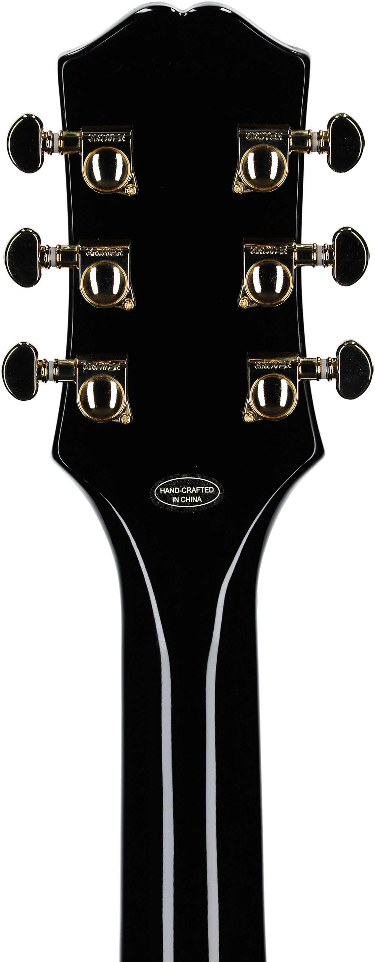 Epiphone Inspired by Gibson SG Custom Electric Guitar, Left-Handed (with Gig Bag), Ebony, Headstock Straight Back
