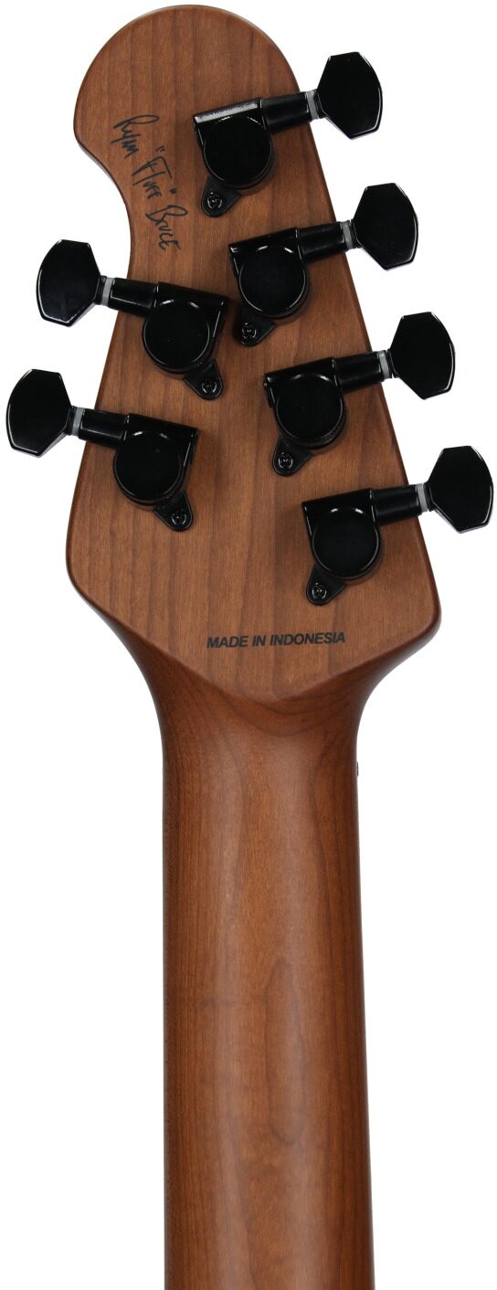 Sterling by Music Man Ryan Fluff Bruce StingRay Electric Guitar, ABB, Headstock Straight Back