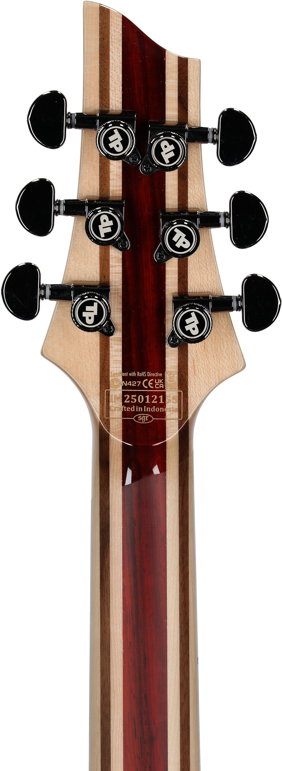 Schecter C1 SLS Custom Electric Guitar, Hollywood Supernova Metallic, Headstock Straight Back
