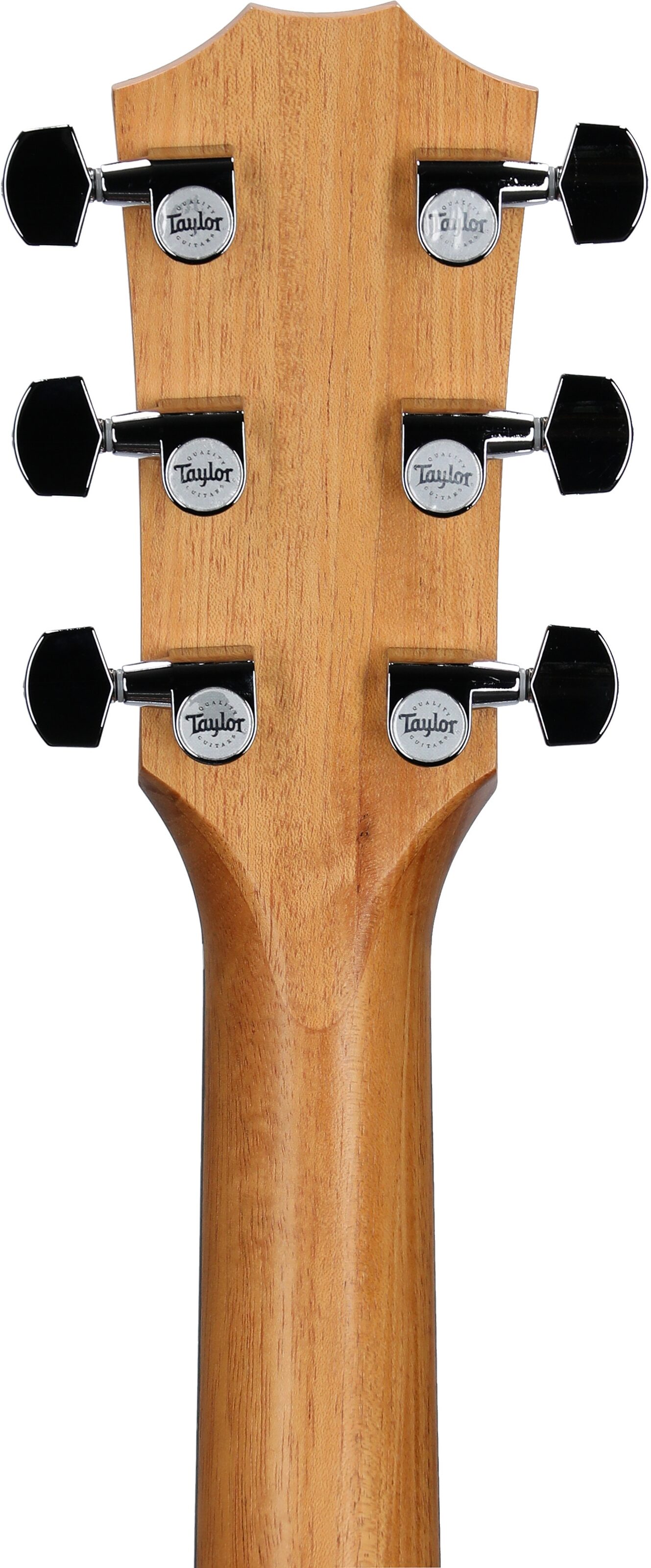 Taylor 214ce Koa Grand Auditorium Acoustic-Electric Guitar, Left-Handed, Natural, Headstock Straight Back