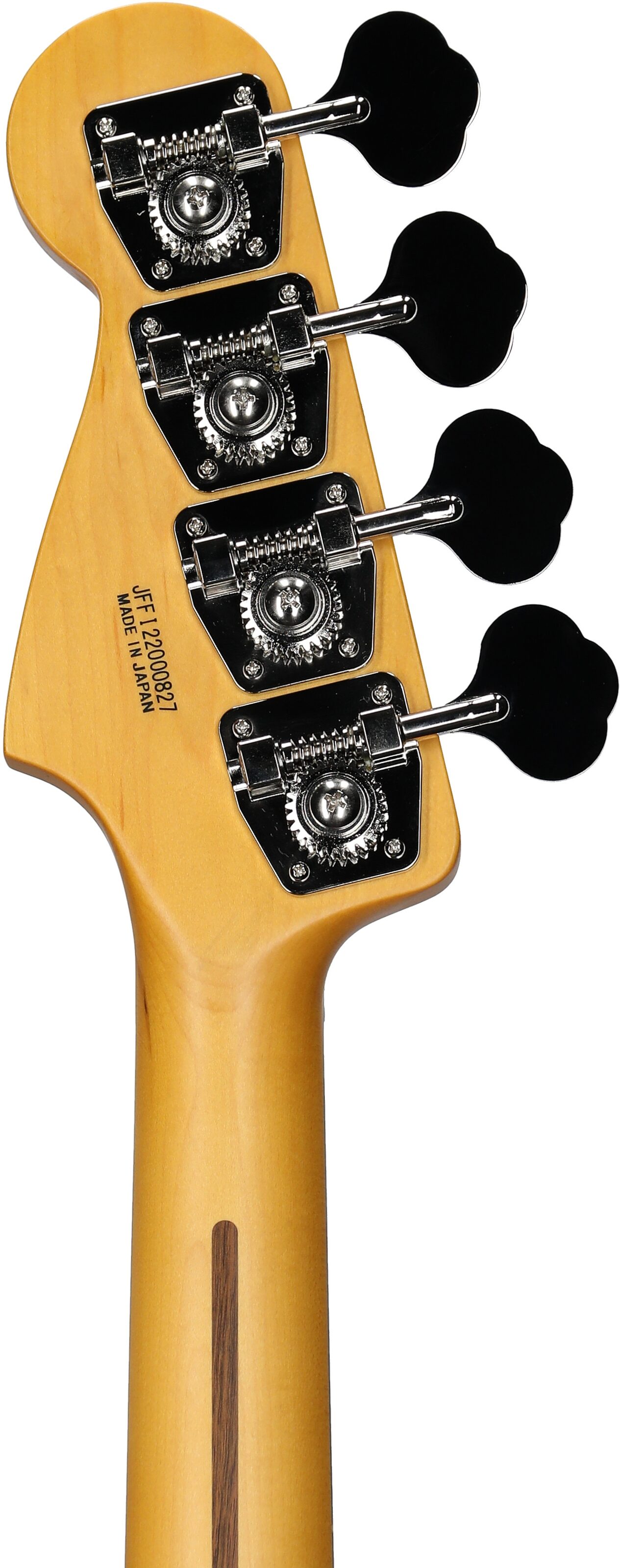 Fender Aerodyne Special Precision Electric Bass, Rosewood Fingerboard (with Gig Bag), Bright White, Headstock Straight Back