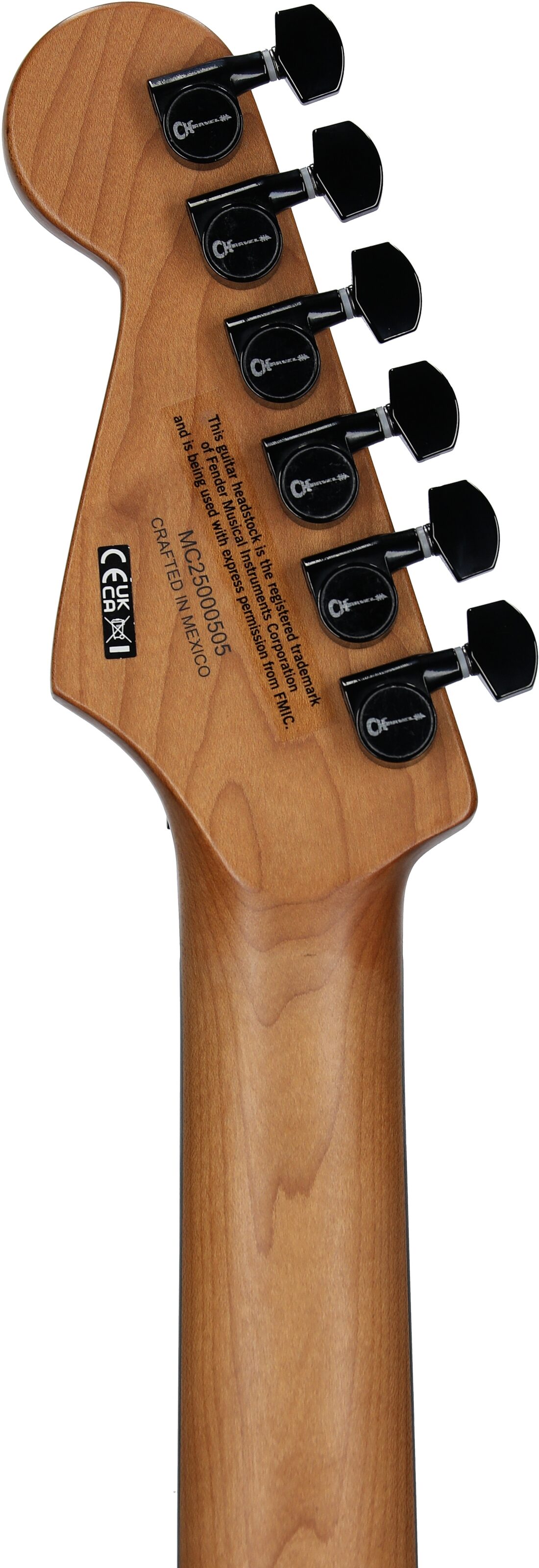 Charvel Pro-Mod Plus San Dimas SD1 HH FR Electric Guitar, with Ebony Fingerboard, Snow White, Headstock Straight Back