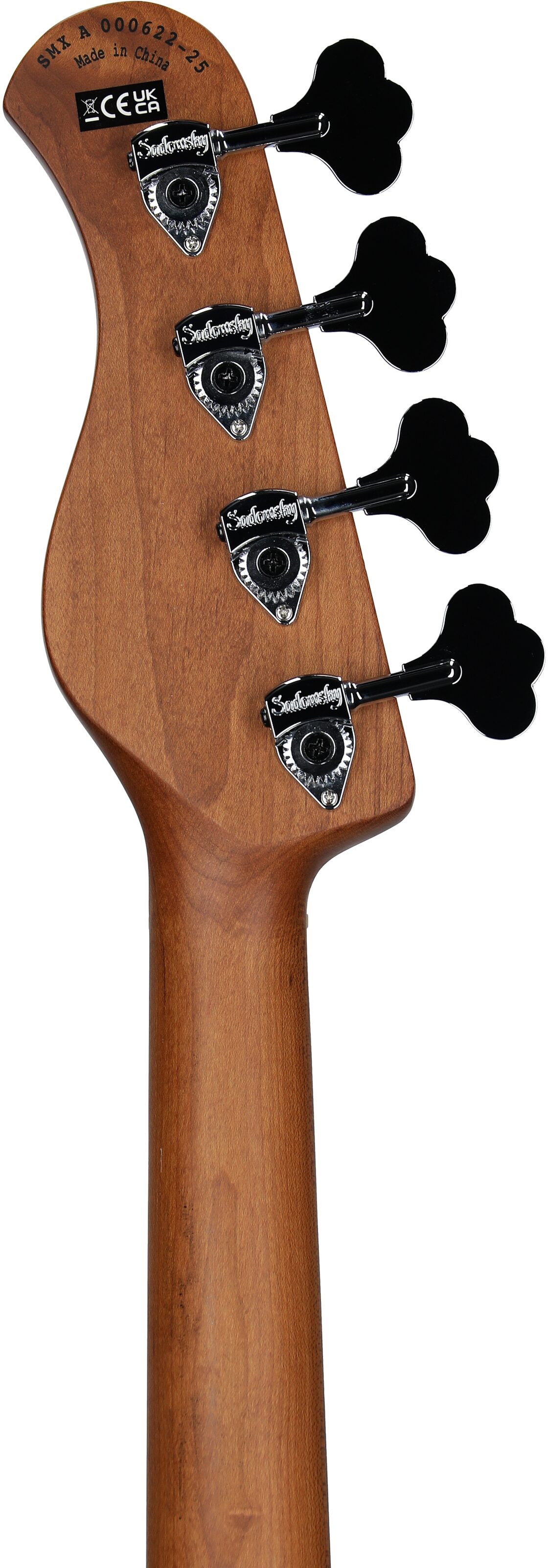 Sadowsky MetroExpress MS4 Modern Electric Bass, Morado Fingerboard (with Gig Bag), Black, Headstock Straight Back