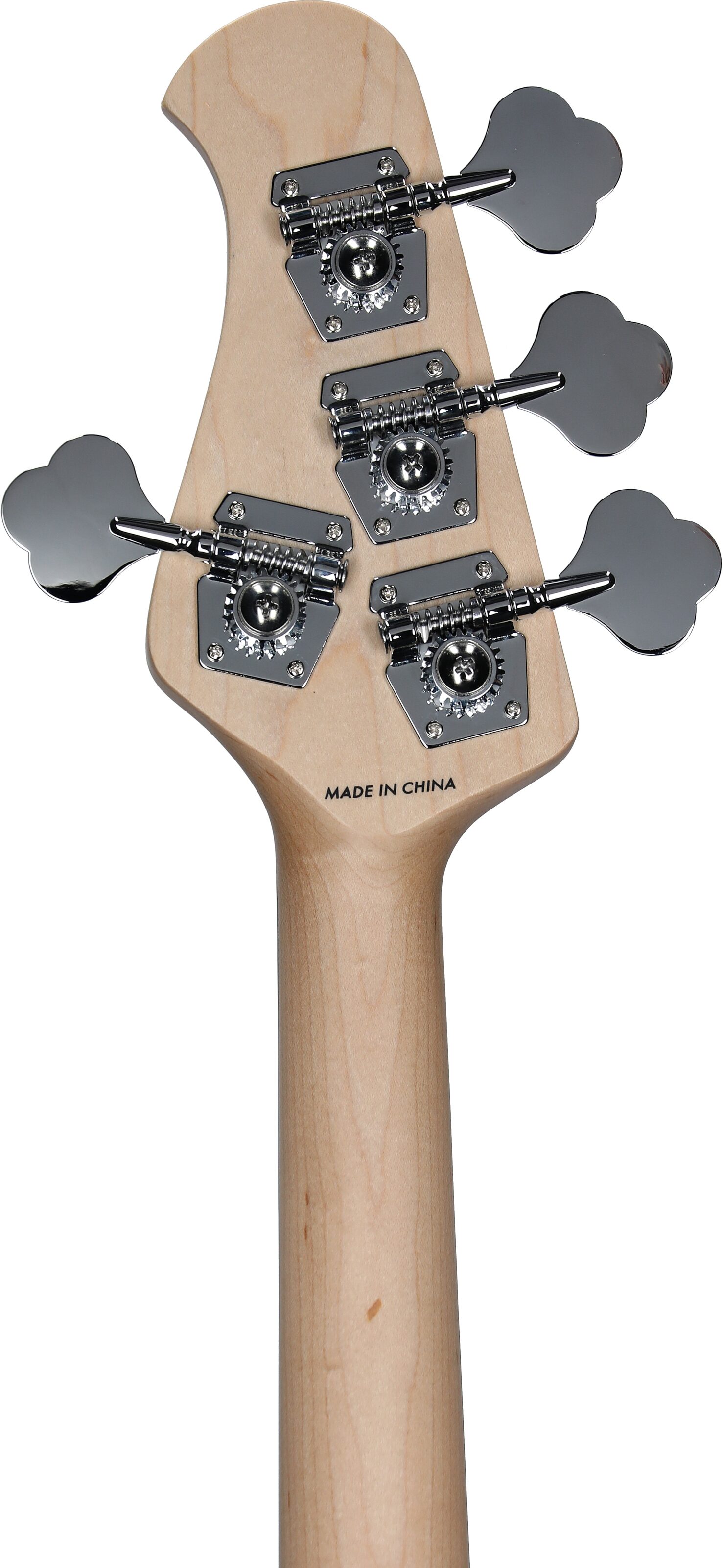 Sterling Intro Series StingRay Electric Bass, Electric Blue, Headstock Straight Back