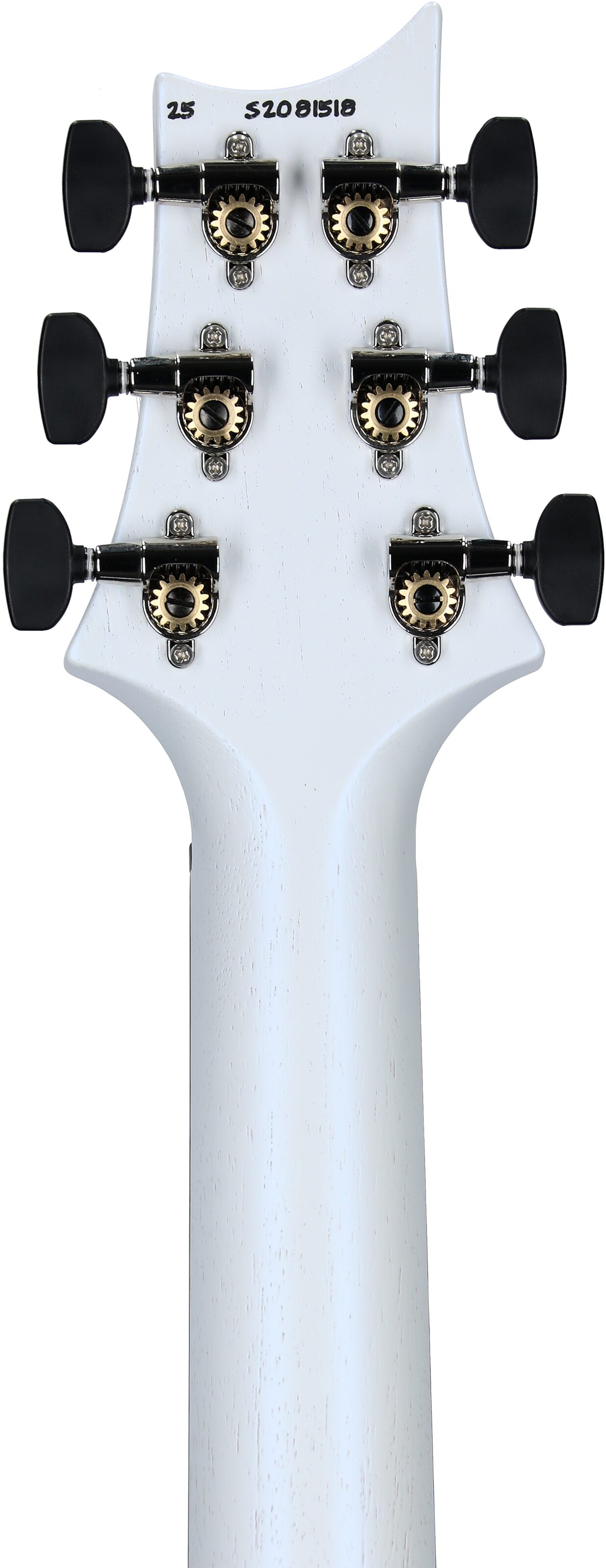 PRS Paul Reed Smith S2 Vela Semi-Hollowbody Electric Guitrar, Satin Pearl White, Headstock Straight Back