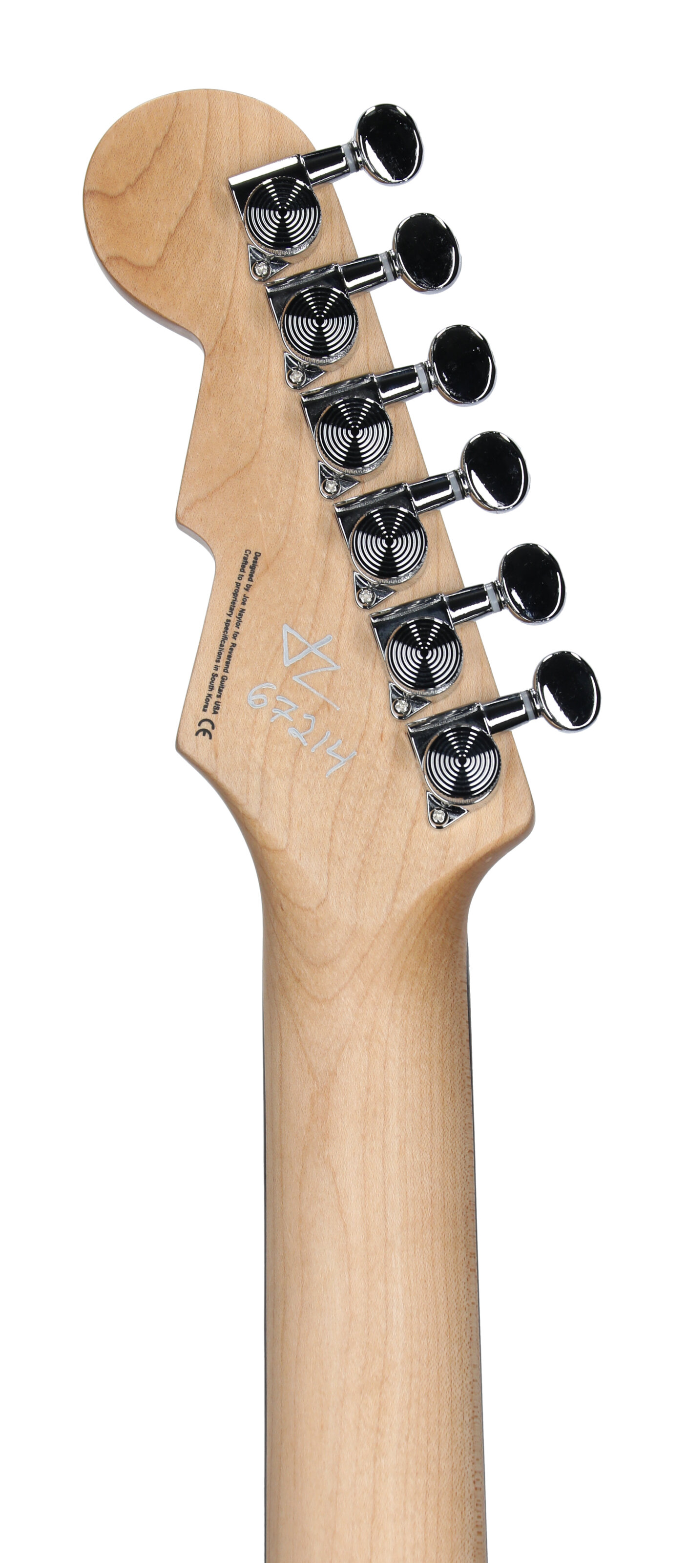 Reverend Jetstream HCB Electric Guitar, Violin Brown, Headstock Straight Back