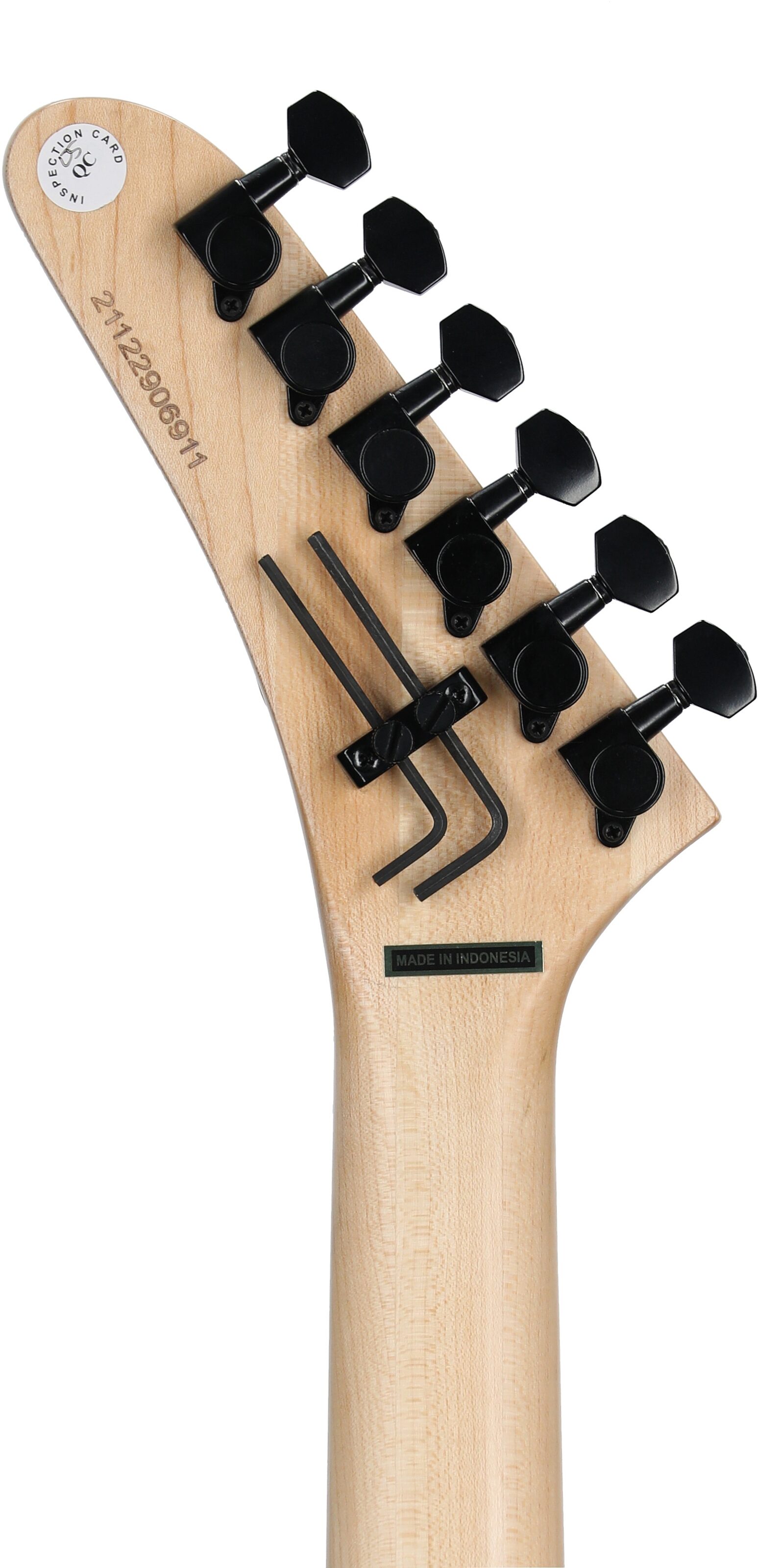 Kramer Baretta Original Series Electric Guitar, Ebony, Open Box (Very Good), Headstock Straight Back