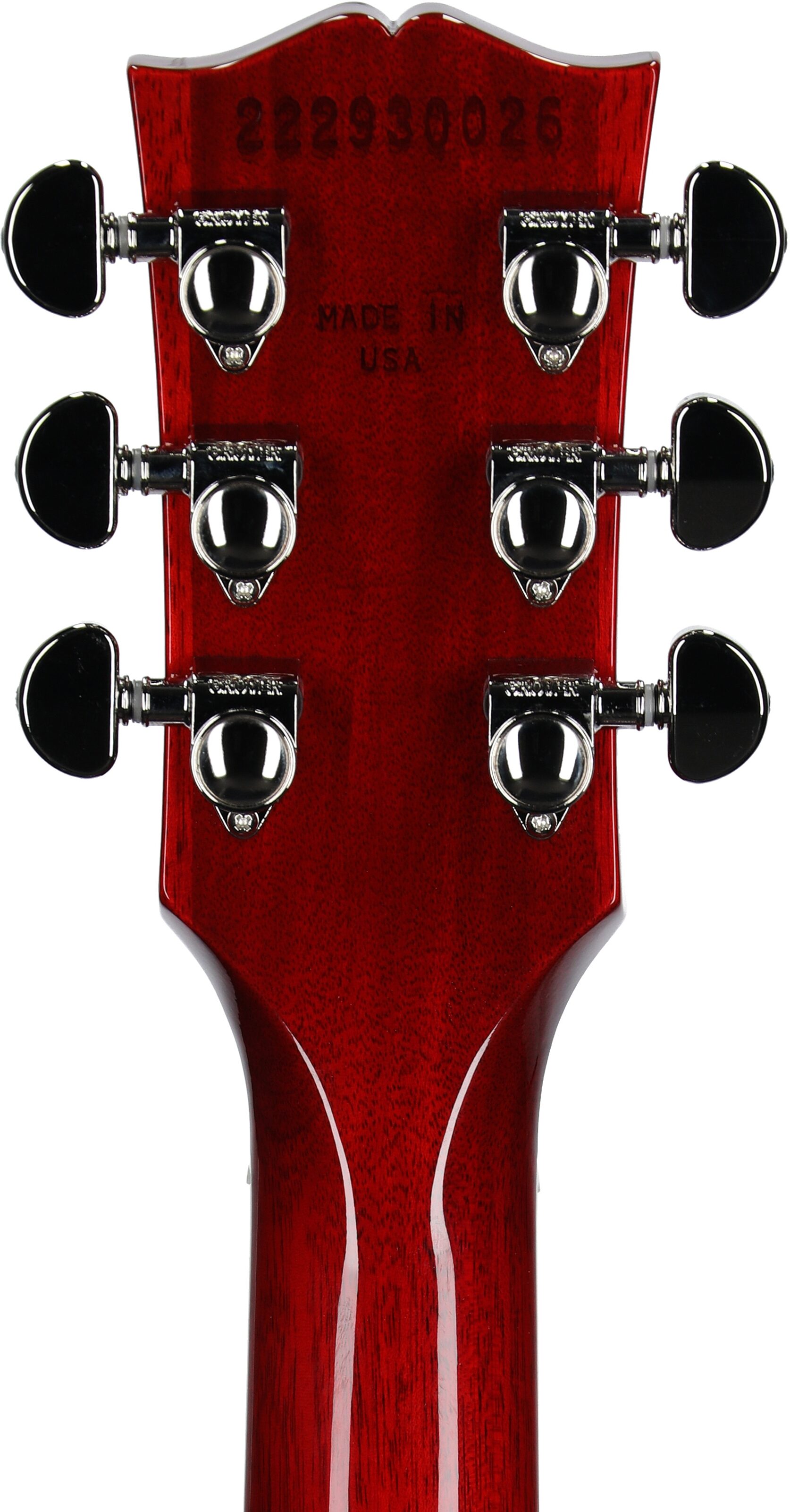 Gibson Les Paul Standard 60s Custom Color Electric Guitar, Figured Top (with Case), Cherry, Open Box (Very Good), Headstock Straight Back