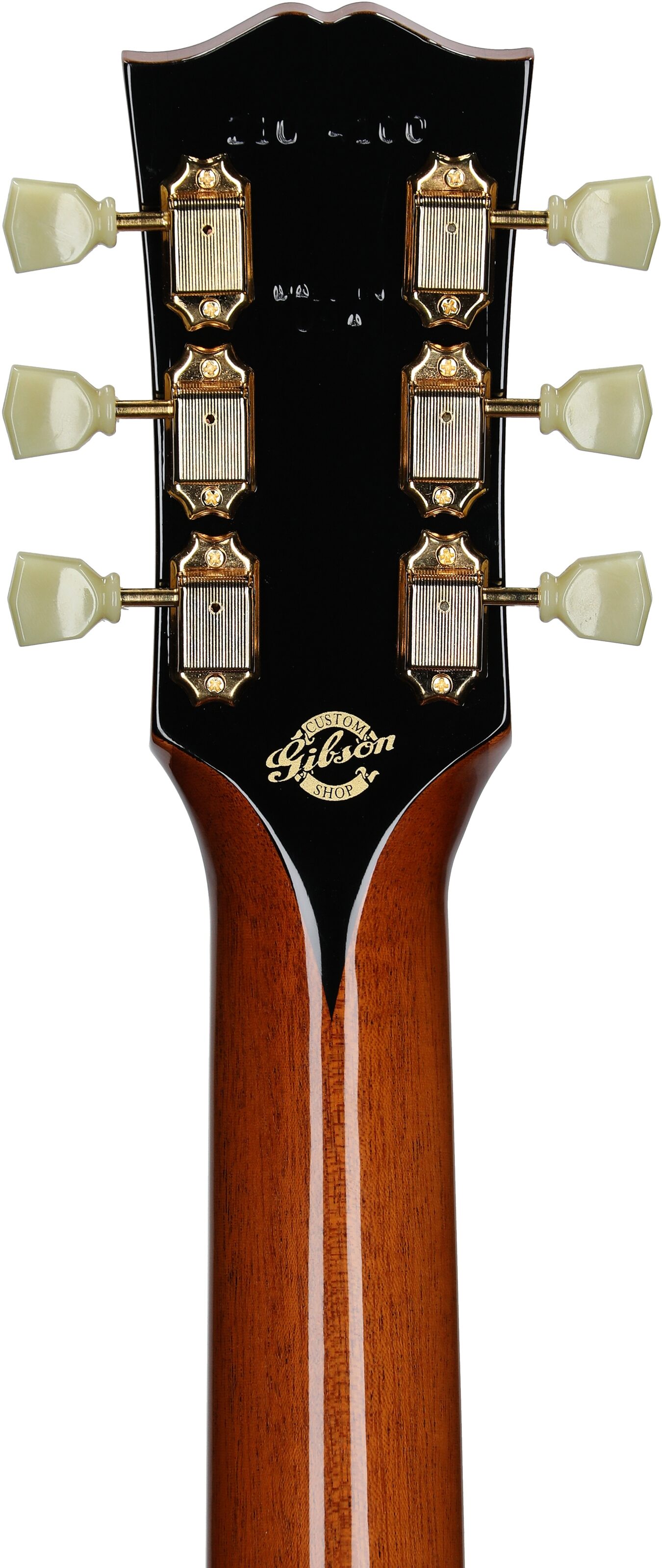 Gibson Limited Edition Custom Shop Rosanne Cash J-185 Jumbo Acoustic-Electric Guitar, (with Case), Heritage Cherry Sunburst, Headstock Straight Back