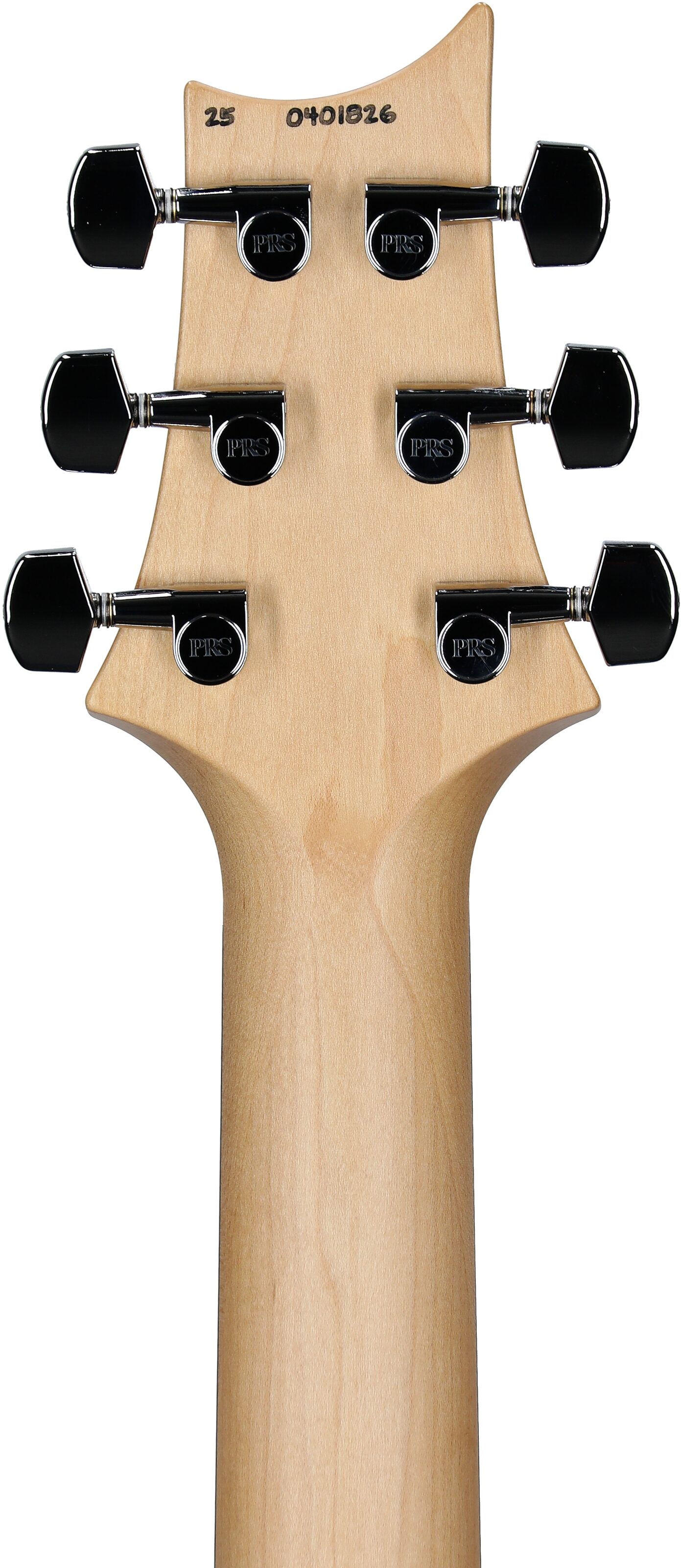 PRS Paul Reed Smith CE 24-08 Swamp Ash Electric Guitar (with Gig Bag), Satin Vintage Natural, Headstock Straight Back