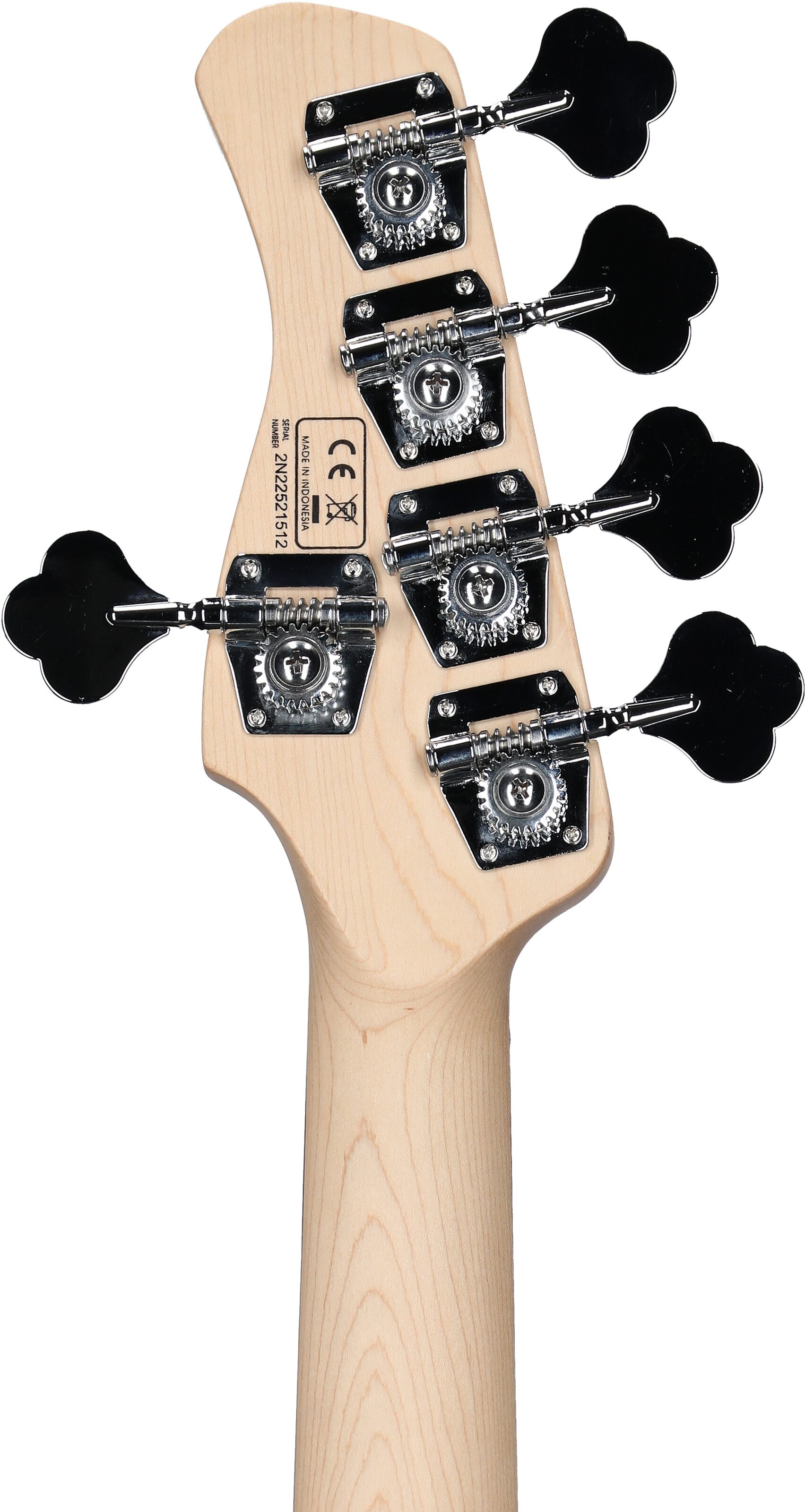 Sire Marcus Miller V3 Electric Bass, 5-String, Tobacco Sunburst, Headstock Straight Back