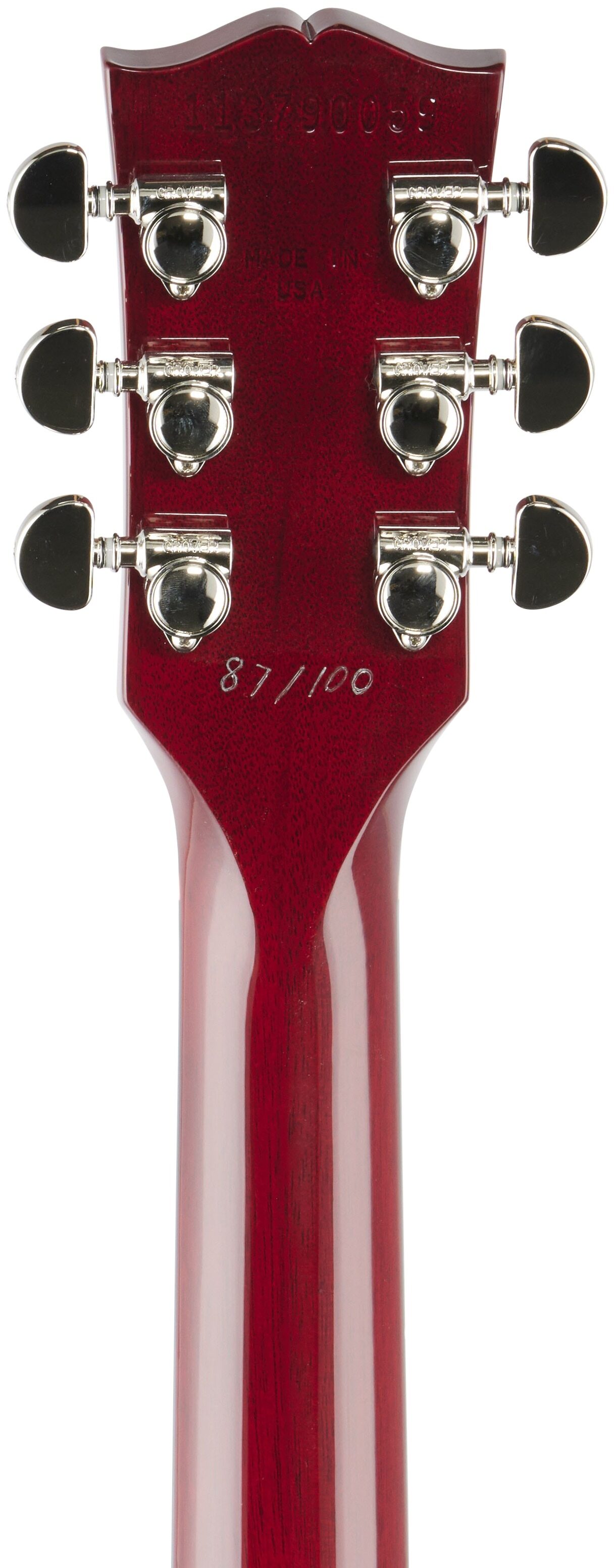 Gibson Limited Edition Joan Jett ES-339 Semi-Hollowbody Electric Guitar (with Case), Headstock Straight Back