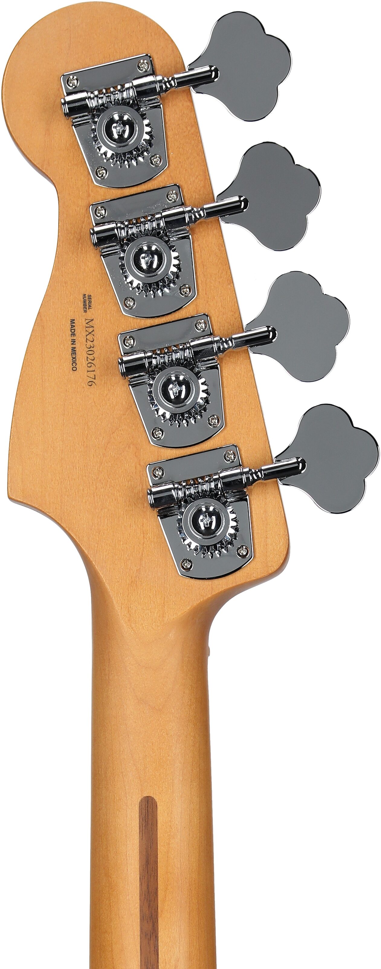 Fender Player Plus Precision Electric Bass, Maple Fingerboard (with Gig Bag), Fiesta Red, Headstock Straight Back