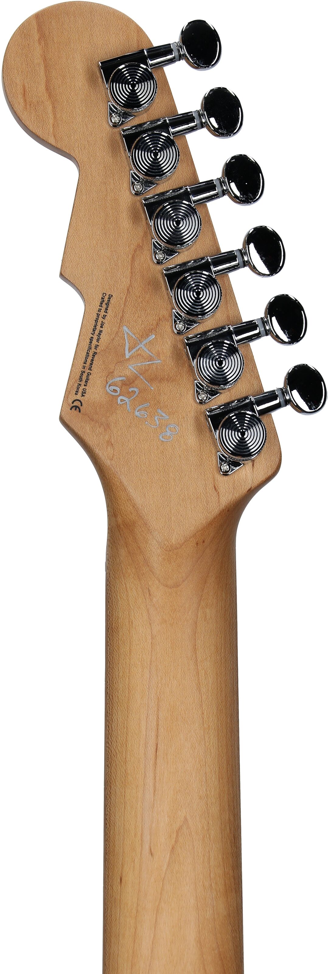 Reverend Jetstream HB Electric Guitar, Midnight Black, Open Box (Very Good), Headstock Straight Back