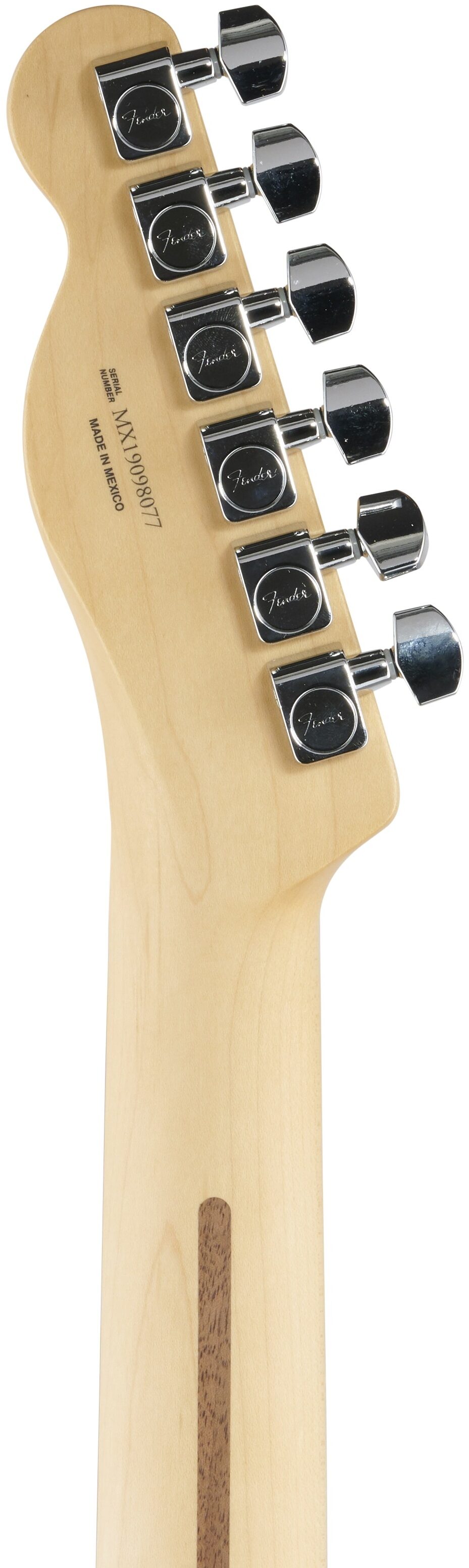 Fender Player Telecaster HH Pau Ferro Electric Guitar, Silver, Headstock Straight Back