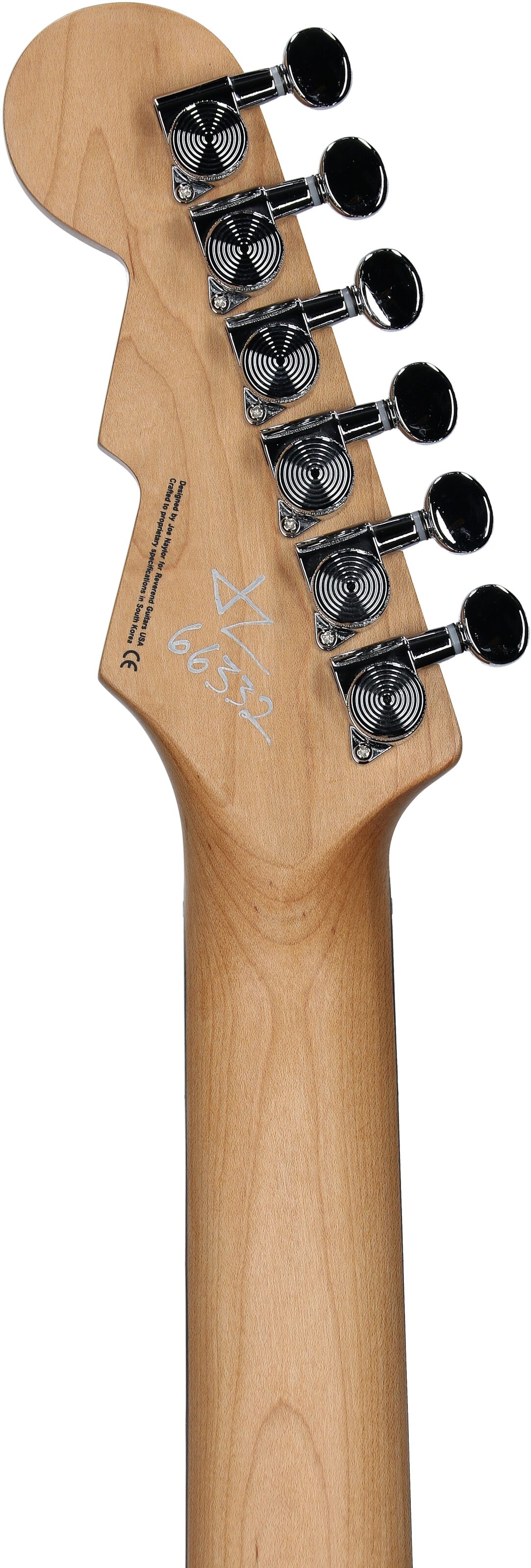 Reverend Charger 290 Electric Guitar, Metallic Alpine, Rosewood Fretboard, Headstock Straight Back