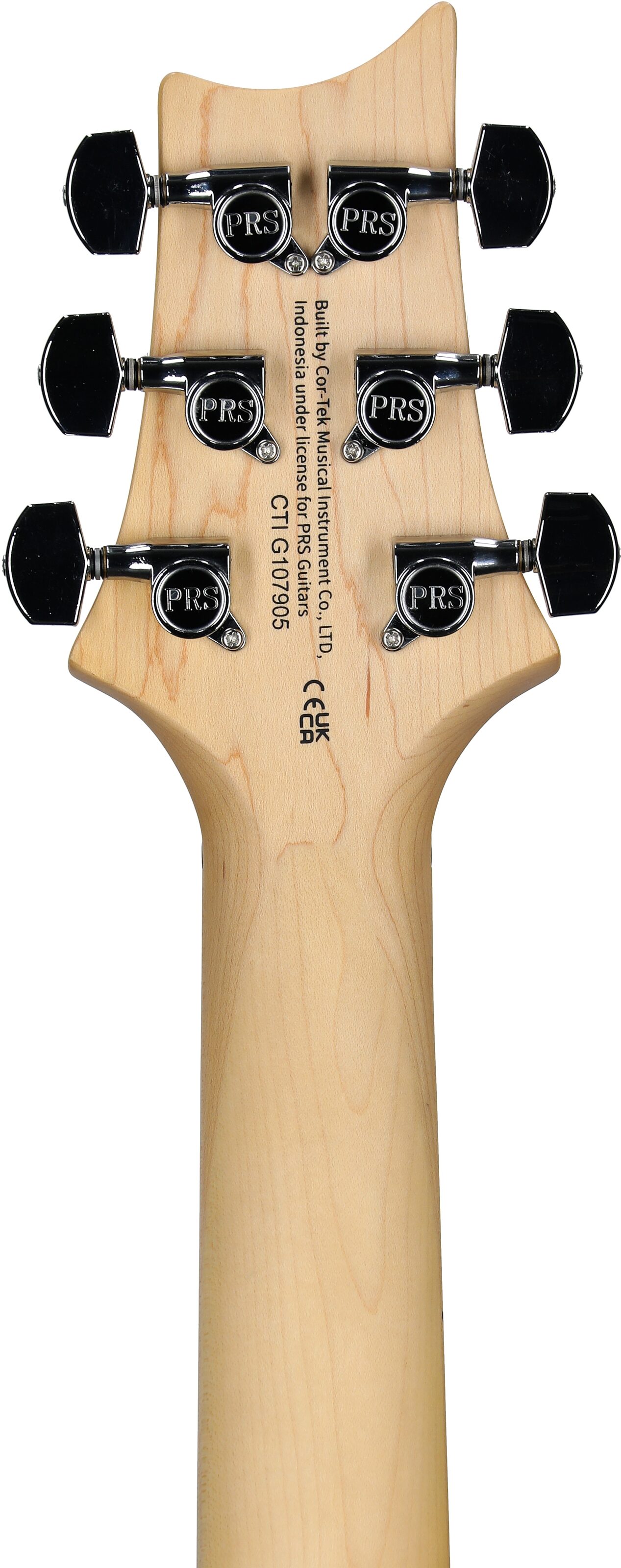 PRS Paul Reed Smith SE Swamp Ash Special Electric Guitar (with Gig Bag), Charcoal, Headstock Straight Back