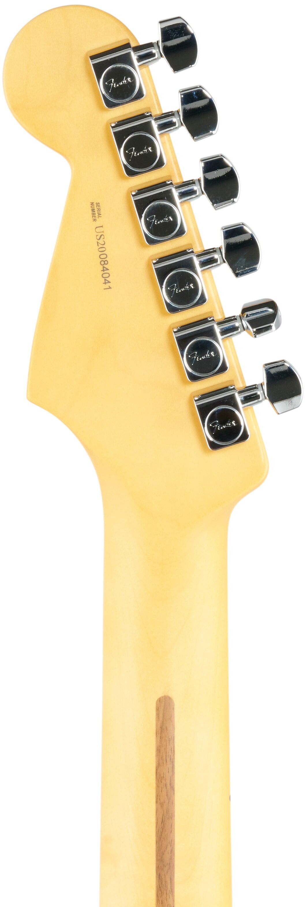 Fender American Pro II Stratocaster Electric Guitar, Maple Fingerboard (with Case), Olympic White, Headstock Straight Back