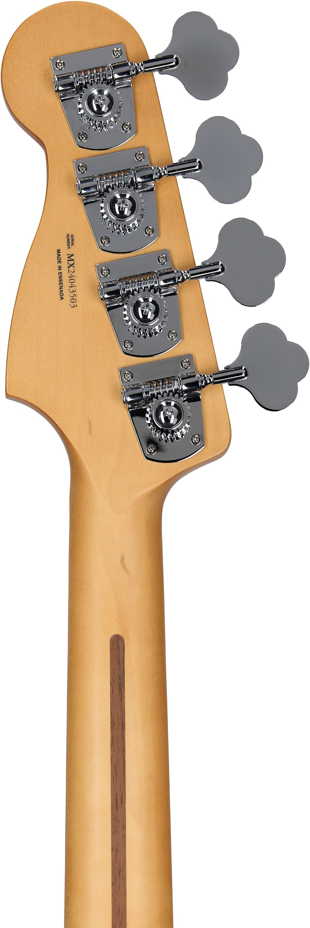 Fender Player II Precision Electric Bass, with Maple Fingerboard, Hialeah Yellow, Open Box (Very Good), Headstock Straight Back