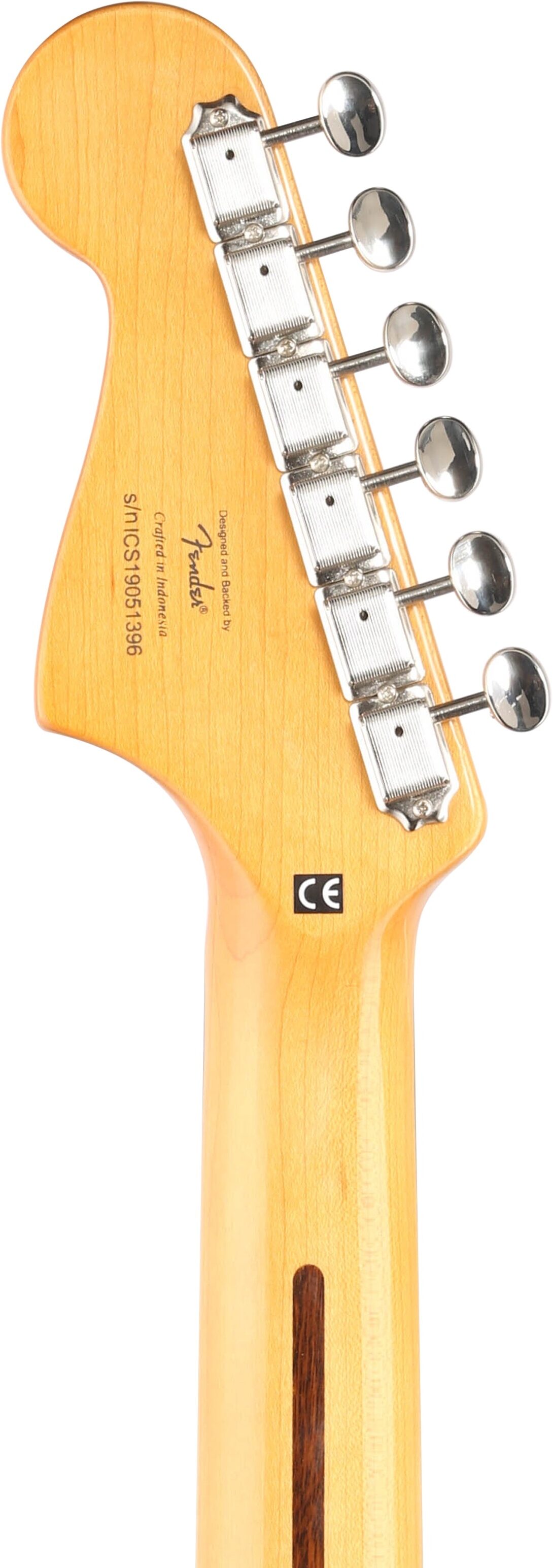 Squier Classic Vibe '60s Jazzmaster Electric Guitar, with Laurel Fingerboard, Olympic White, Headstock Straight Back