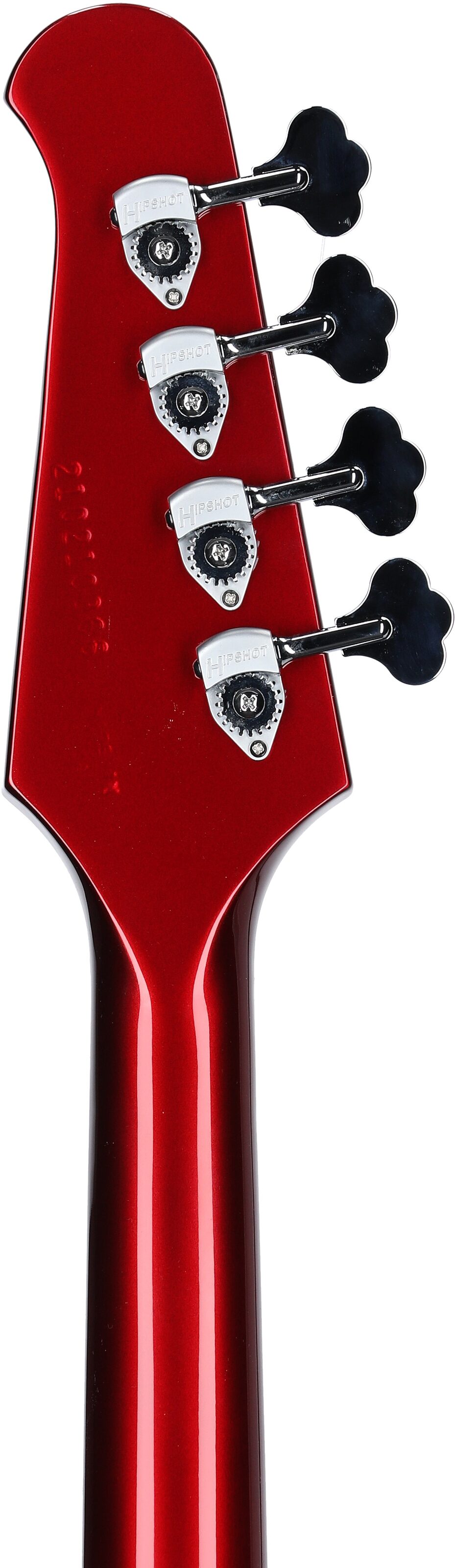 Gibson Non-Reverse Thunderbird Electric Bass (with Case), Sparkling Burgundy, Headstock Straight Back