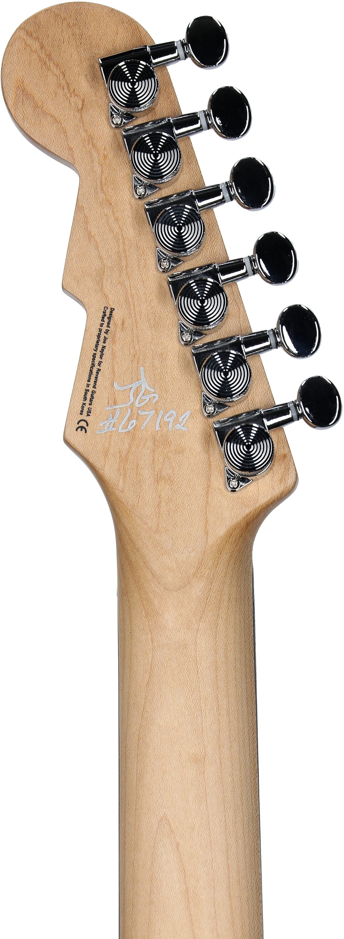 Reverend Jetstream HCB Electric Guitar, 3-Tone Burst, Headstock Straight Back