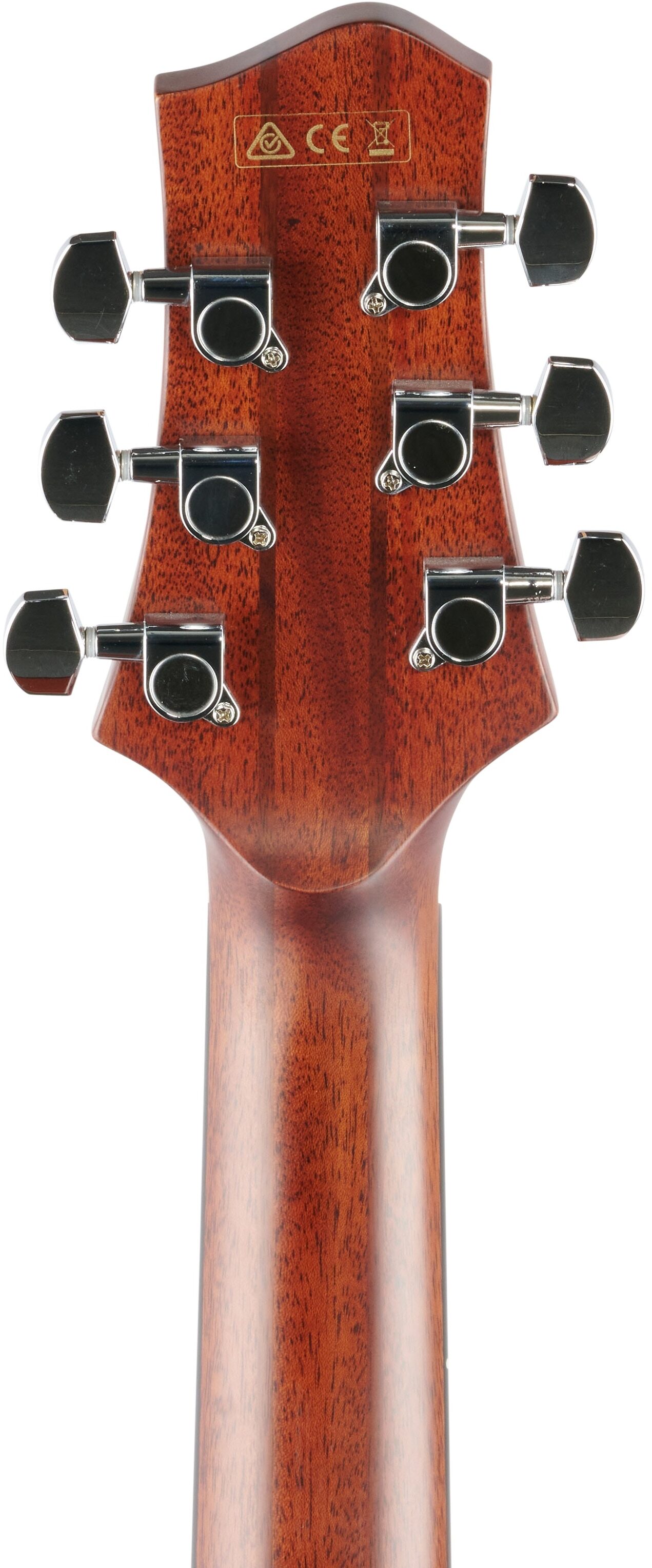 Ibanez Jon Gomm JGM10 Signature Acoustic-Electric Guitar (with Case), Headstock Straight Back