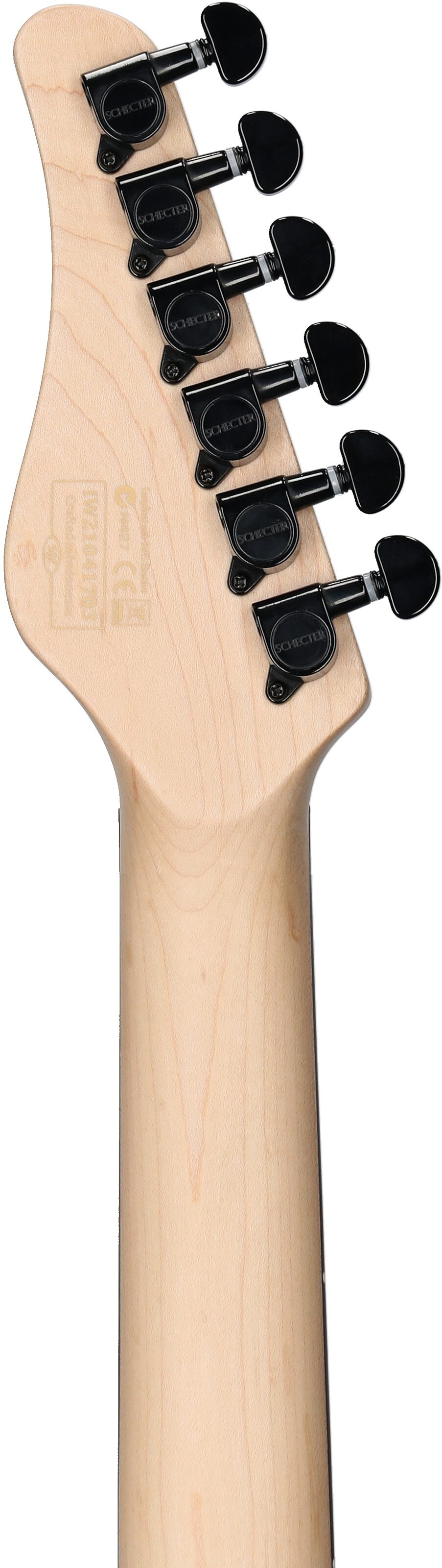 Schecter Sun Valley Super Shredder FR S Electric Guitar, Red Reign, Headstock Straight Back