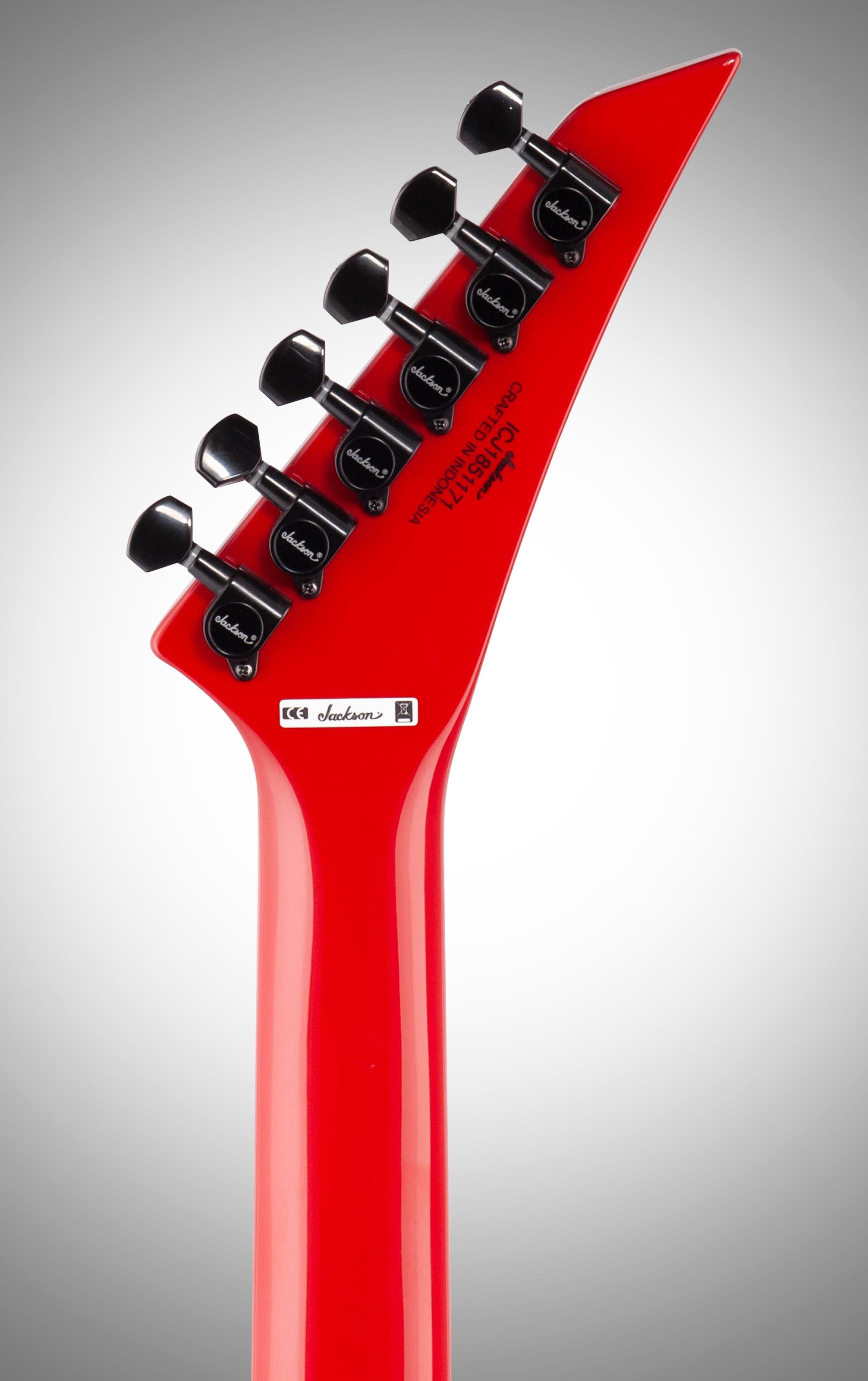 Jackson X Series Rhoads RRX24 Electric Guitar, with Laurel Fingerboard, Red with Black Bevel, Headstock Straight Back