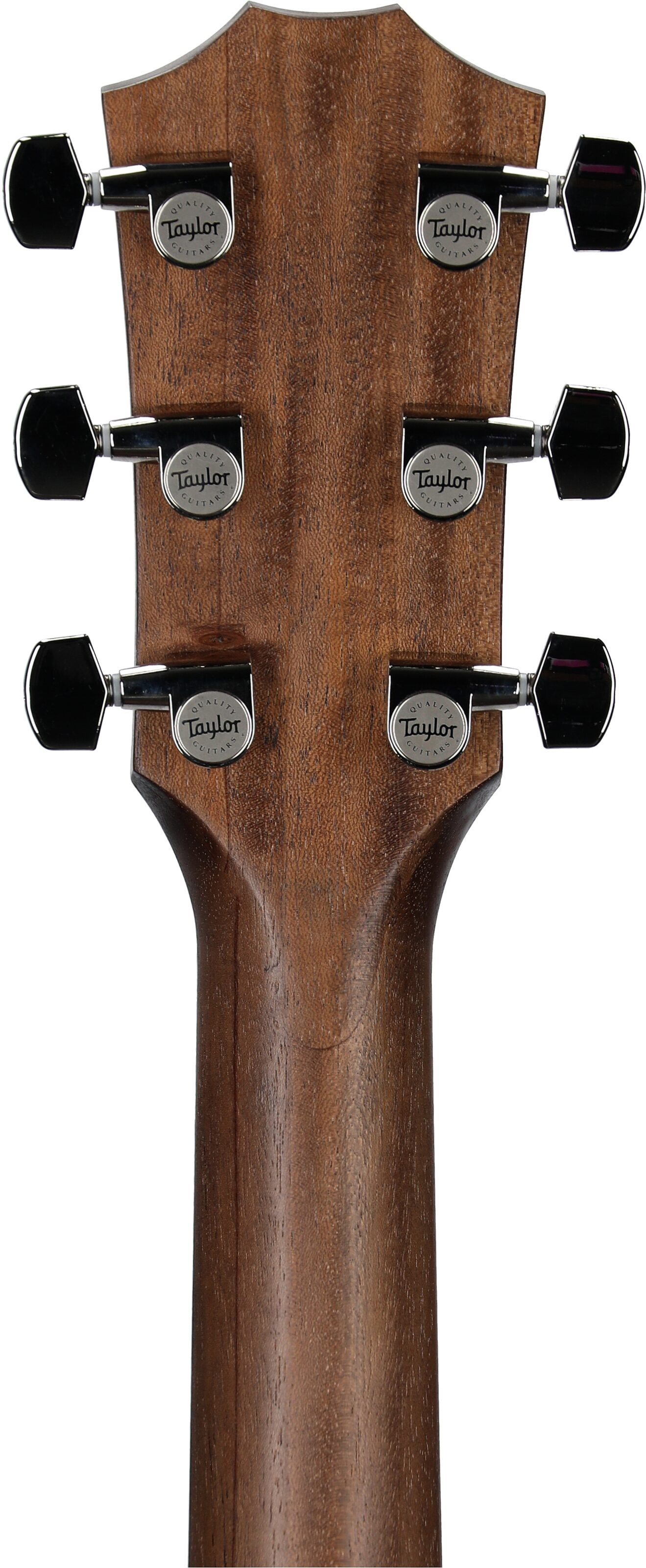 Taylor AD17 American Dream Blacktop Acoustic Guitar (with Aerocase), Blacktop, Headstock Straight Back