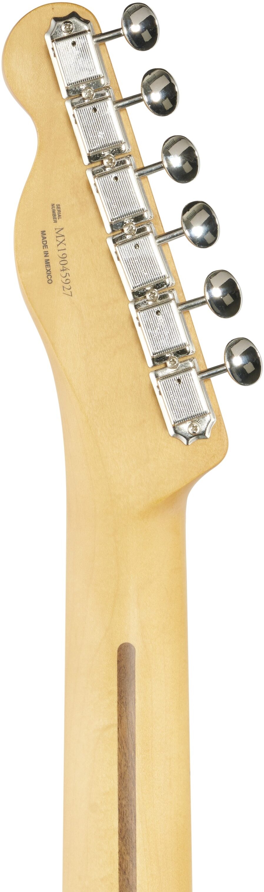 Fender Vintera '50s Telecaster Modified Electric Guitar, Maple Fingerboard (with Gig Bag), Daphne Blue, Headstock Straight Back