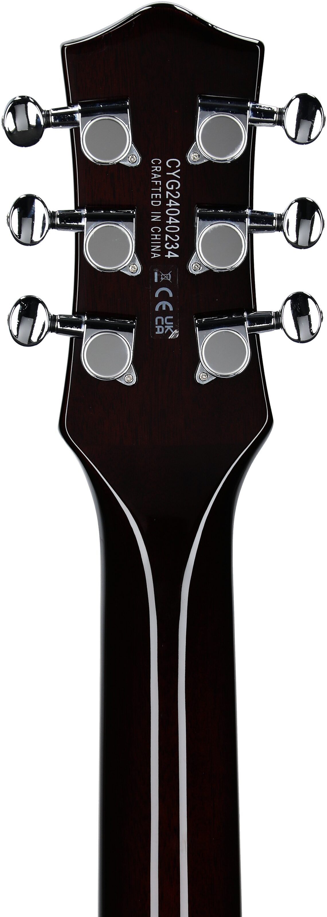 Gretsch G5220 Electromatic Jet BT Electric Guitar, Olive Metallic, Headstock Straight Back